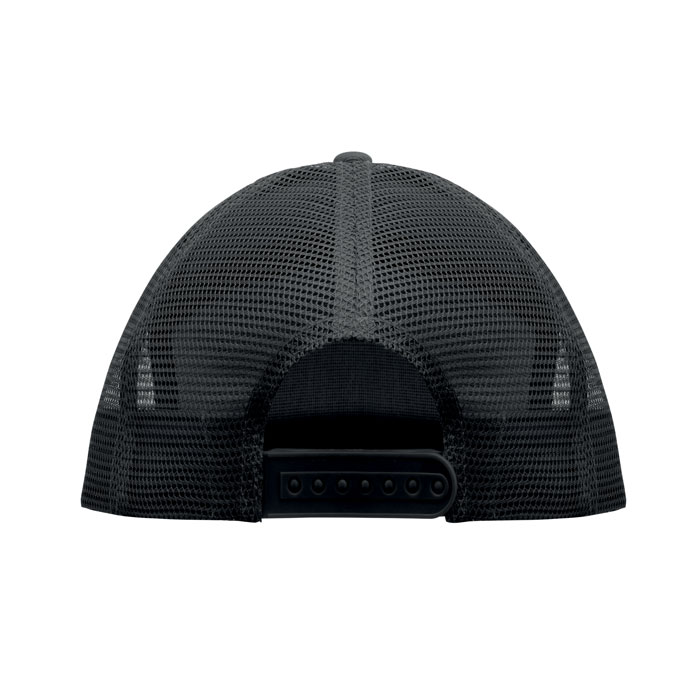 Casquette – Sergé de coton & mesh | 7 panneaux | Visière plate | Fermeture snapback