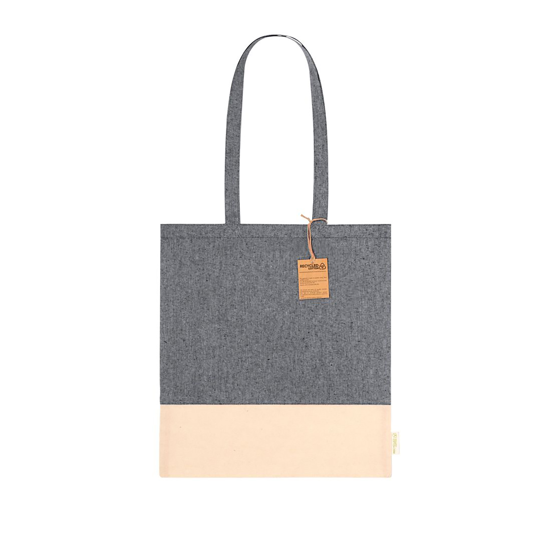 Borsa - Cotone riciclato | 120 g/m² | Manici lunghi