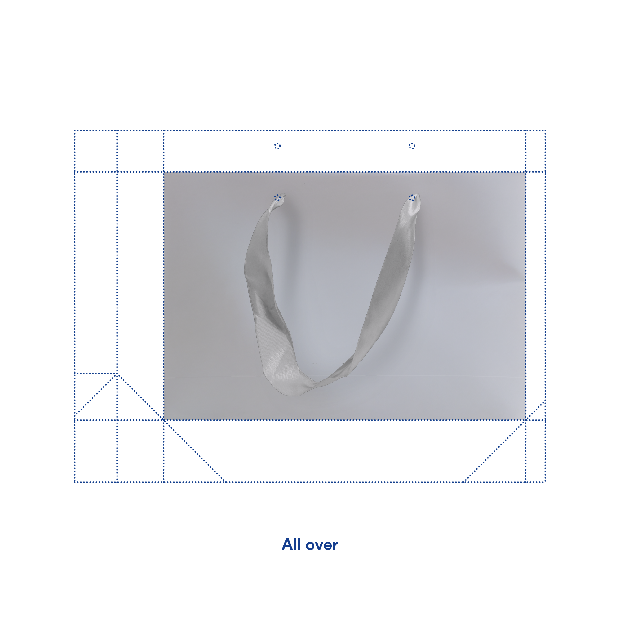 Shopper in carta lucida - A4 | Stampa all-over | Certificato PEFC