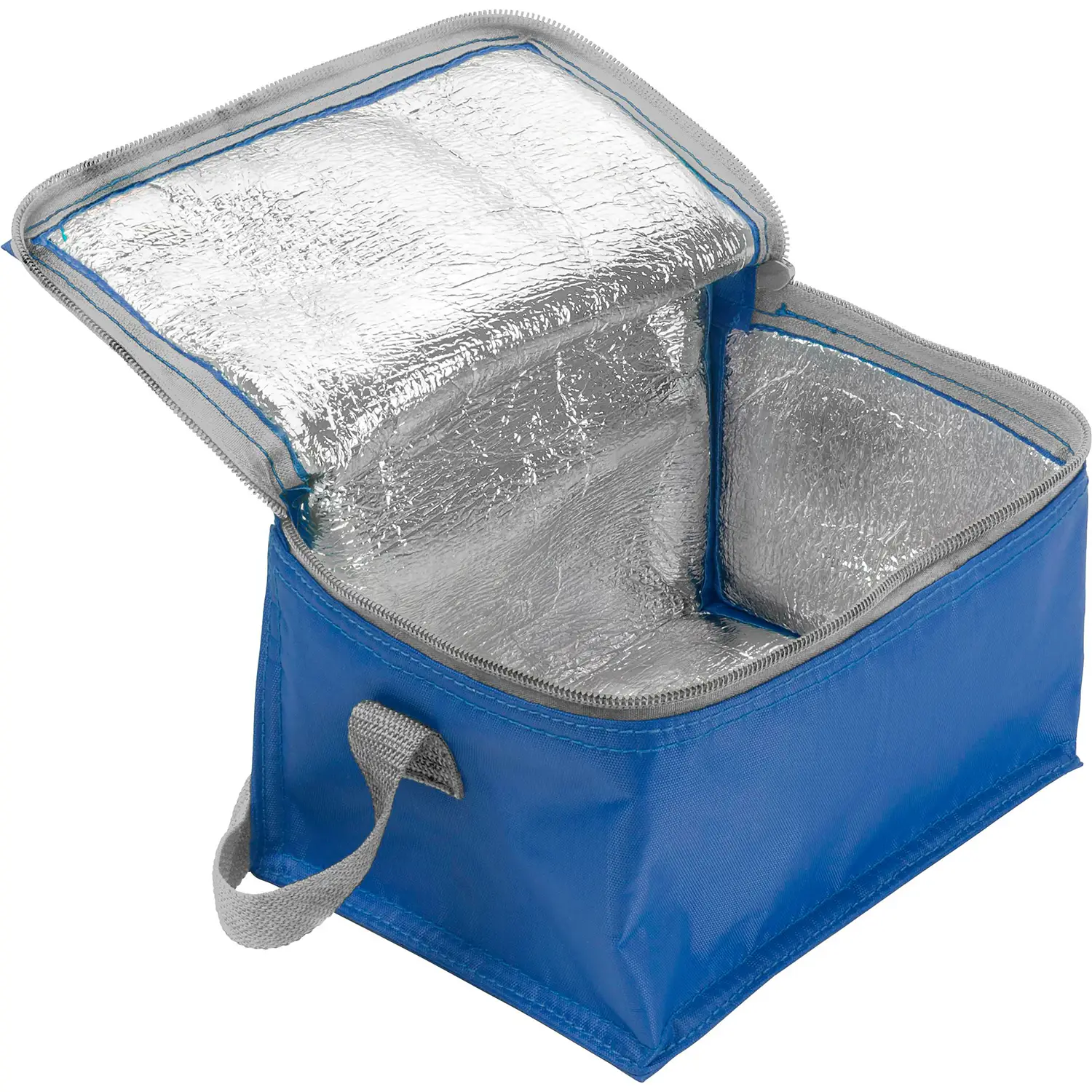 Sac isotherme – 6 canettes | Polyester 420D | Fermeture zippée | Doublure aluminium