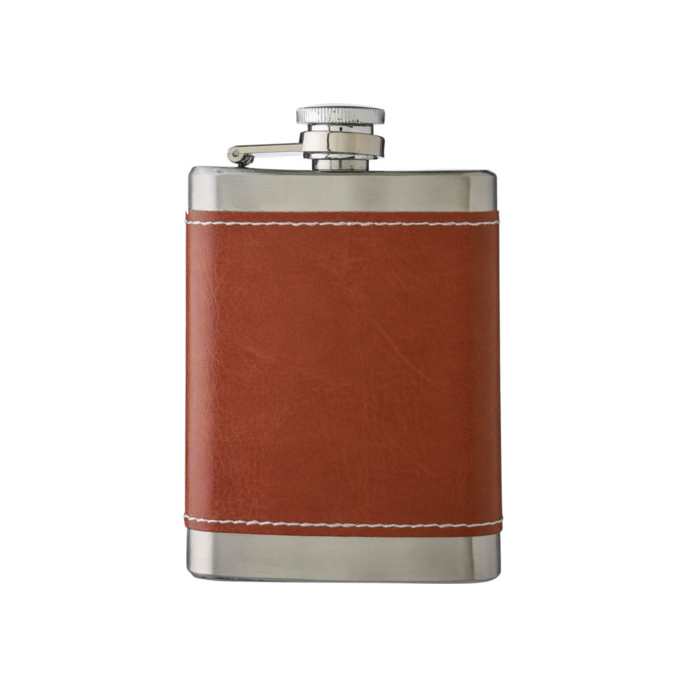 Flasque en acier inoxydable | 100 ml | Acier inoxydable 304 | Housse en PU