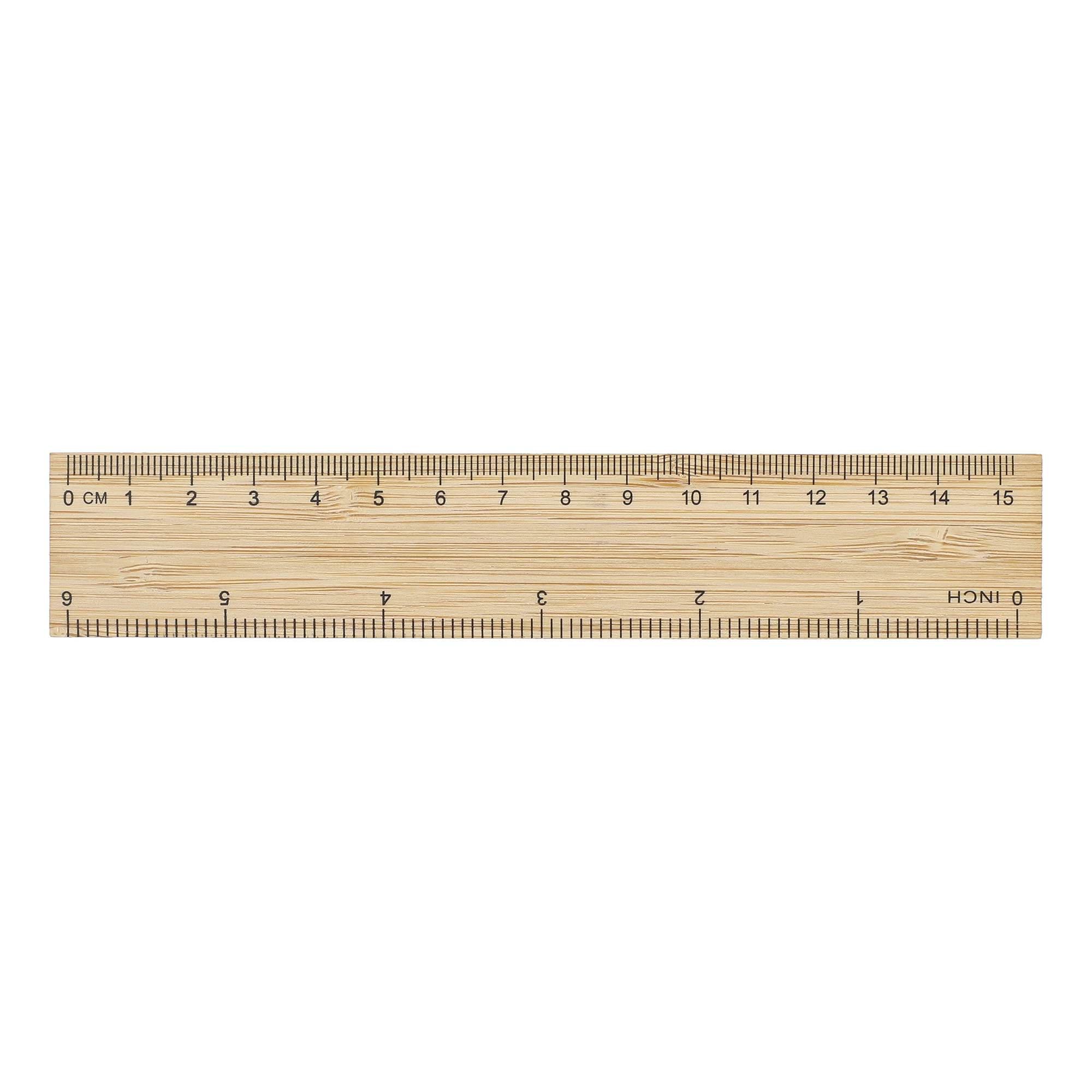 Righello in Bambù – Design sostenibile | 15 cm | Aspetto naturale
