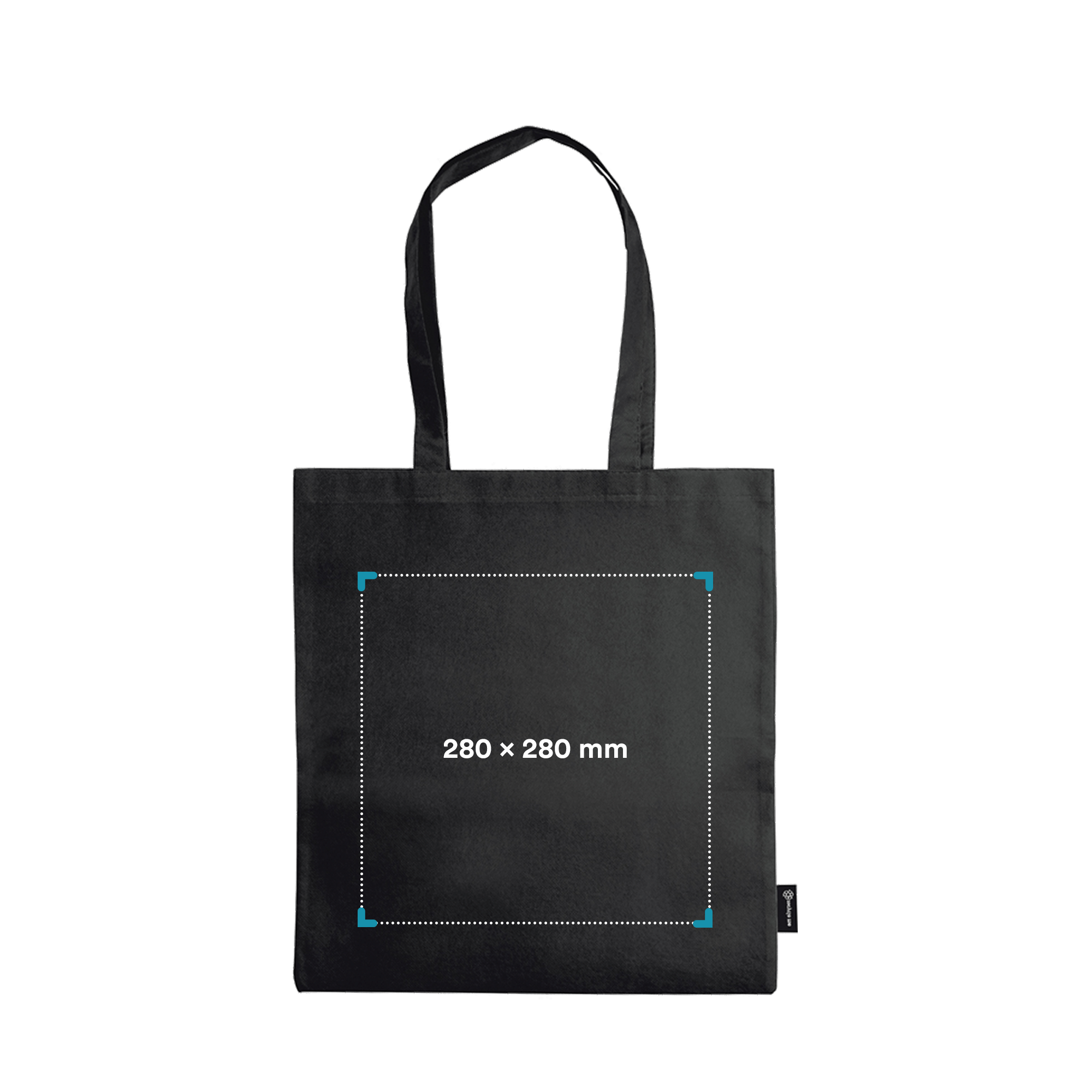 Sac à épaule | 42 x 38 cm | Non-tissé | Anses longues
