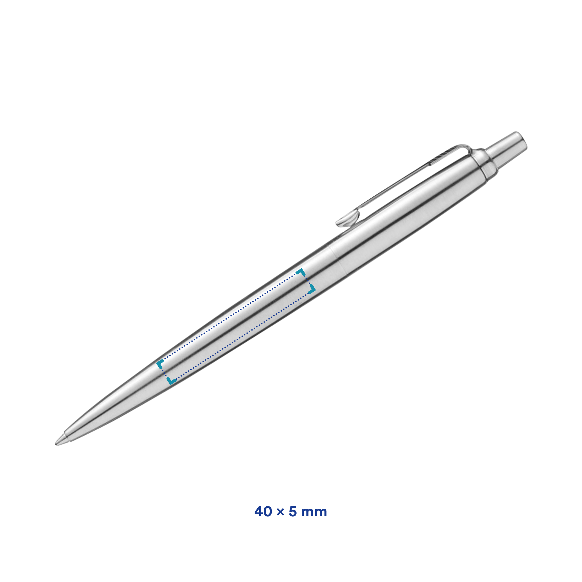 Jotter balpen - Steel | Parker | Roestvrij staal | Tot 4 kleuren bedrukking & Gravure
