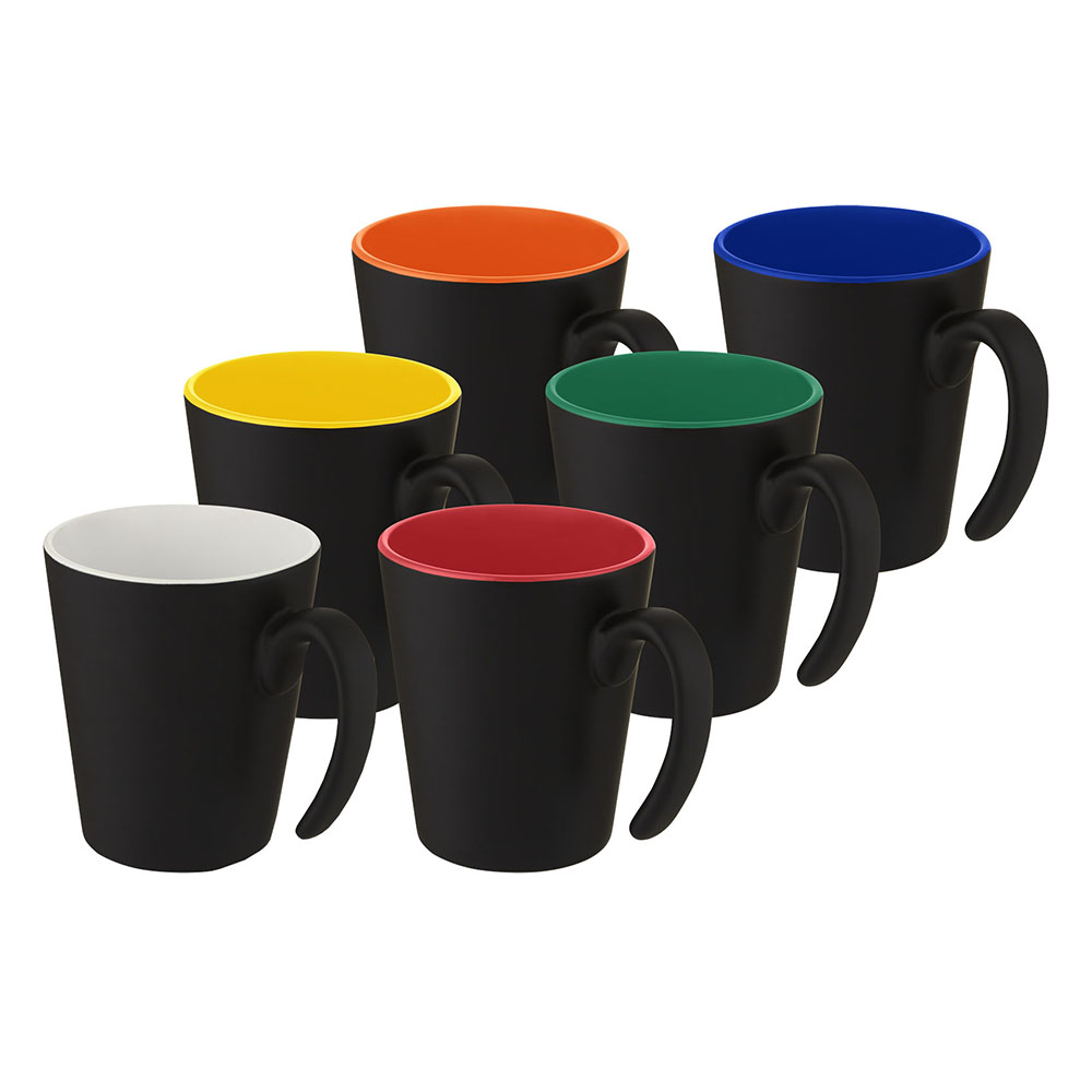 Keramiktasse – 360 ml | Matte Außenseite | Glänzendes Inneres | Spülmaschinen- & mikrowellengeeignet