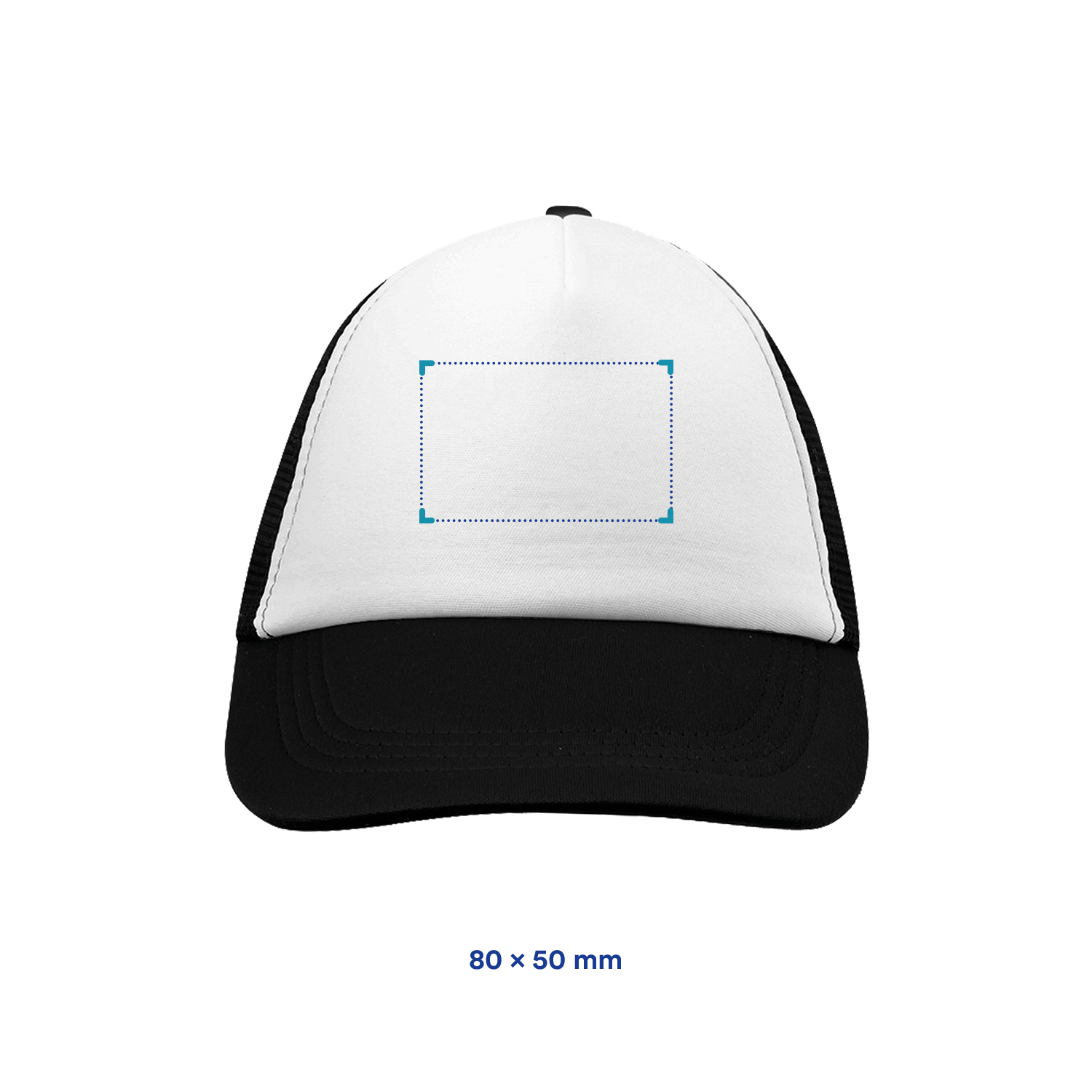 Casquette trucker Billy | 5 panneaux | Polyester | Impression 1 couleur