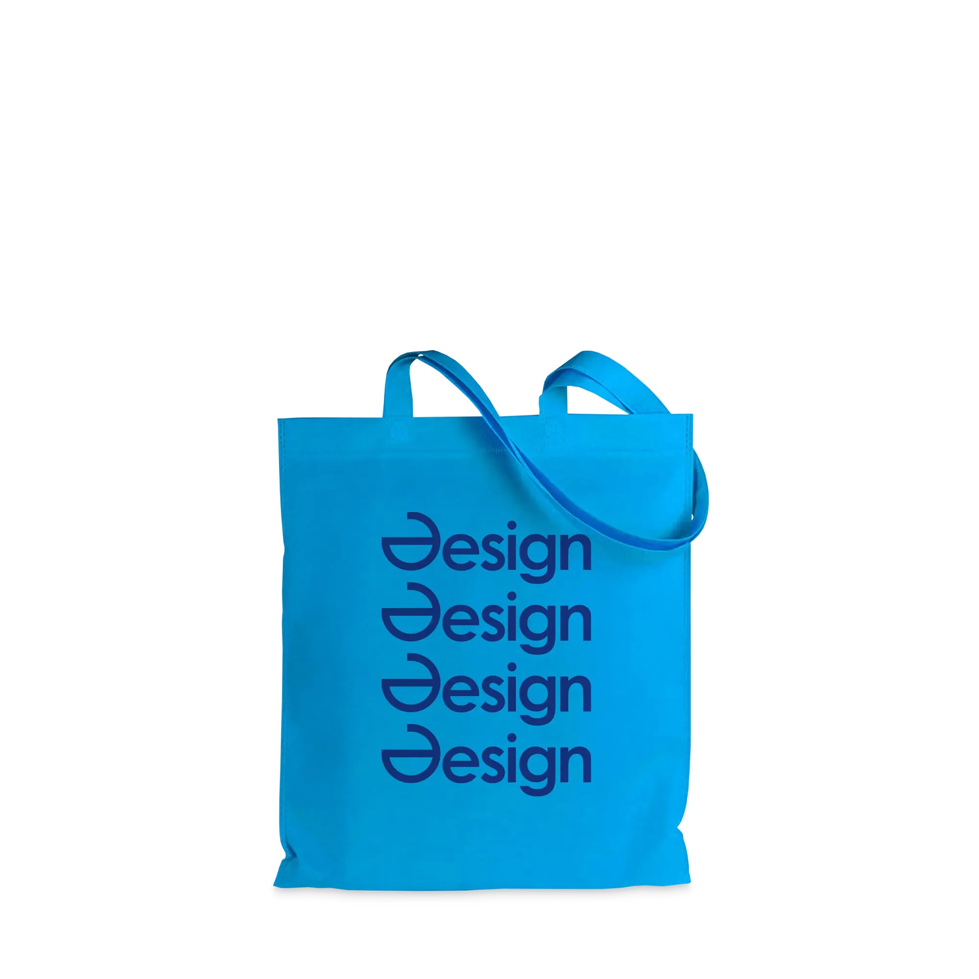 Sac fourre-tout coloré | 80 g/m² non-tissé | Longues anses | Impression une couleur