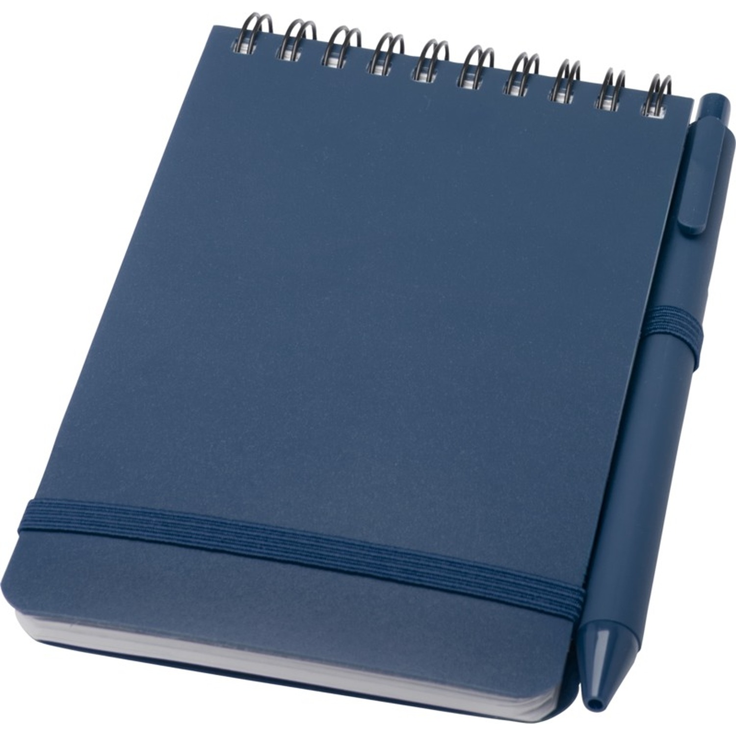 Taccuino in plastica ocean-bound – A6 | Copertina rigida | Con penna | 80 fogli