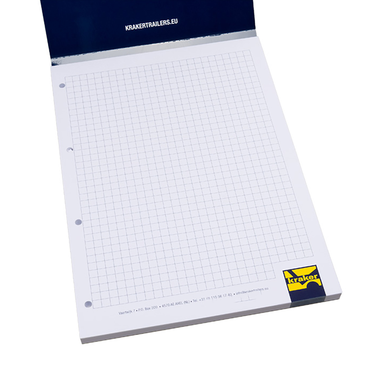 Bloc-notes avec couverture - A4 | 25-100 feuilles | Quadrichromie