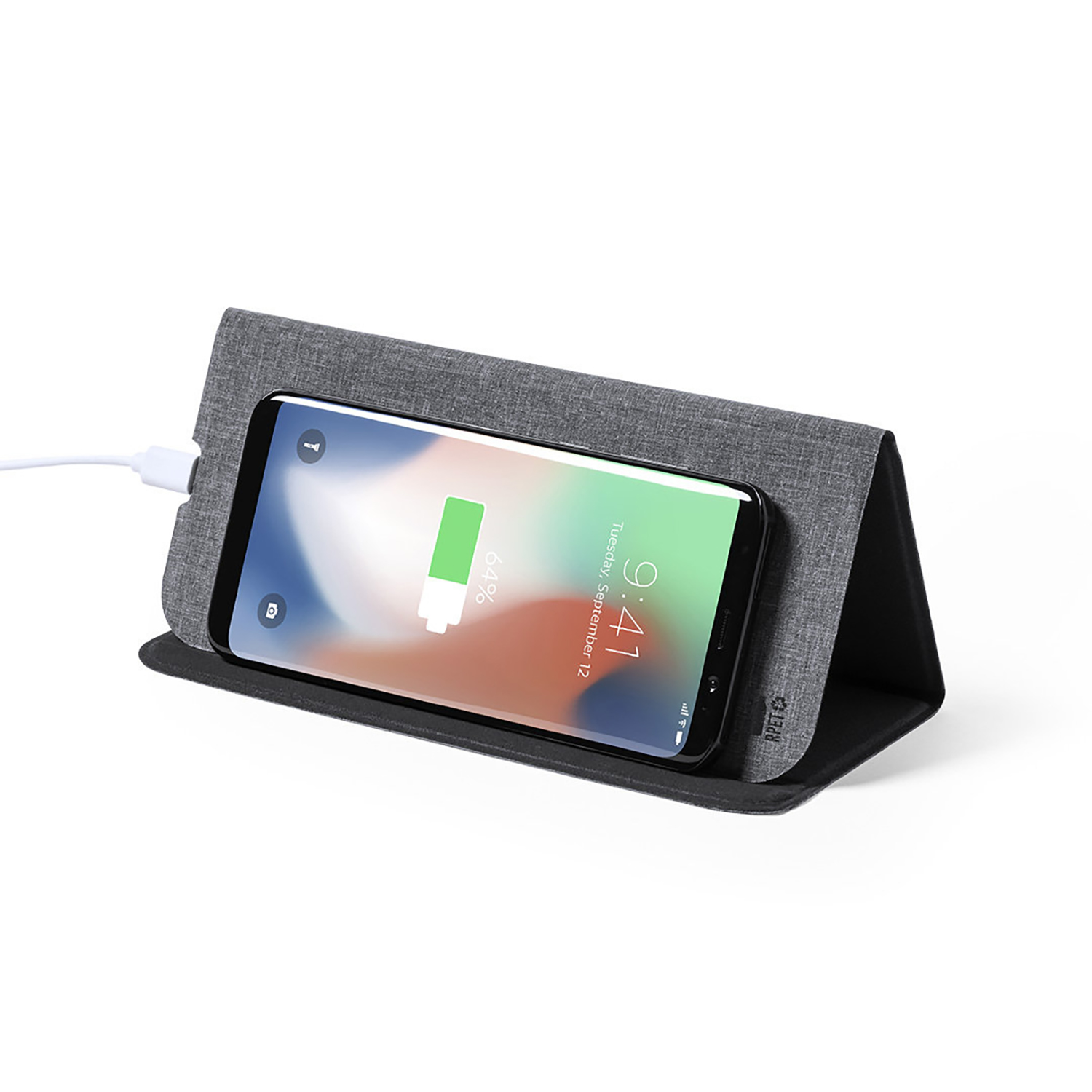 Tappetino per mouse - Caricatore wireless | Antiscivolo | RPET