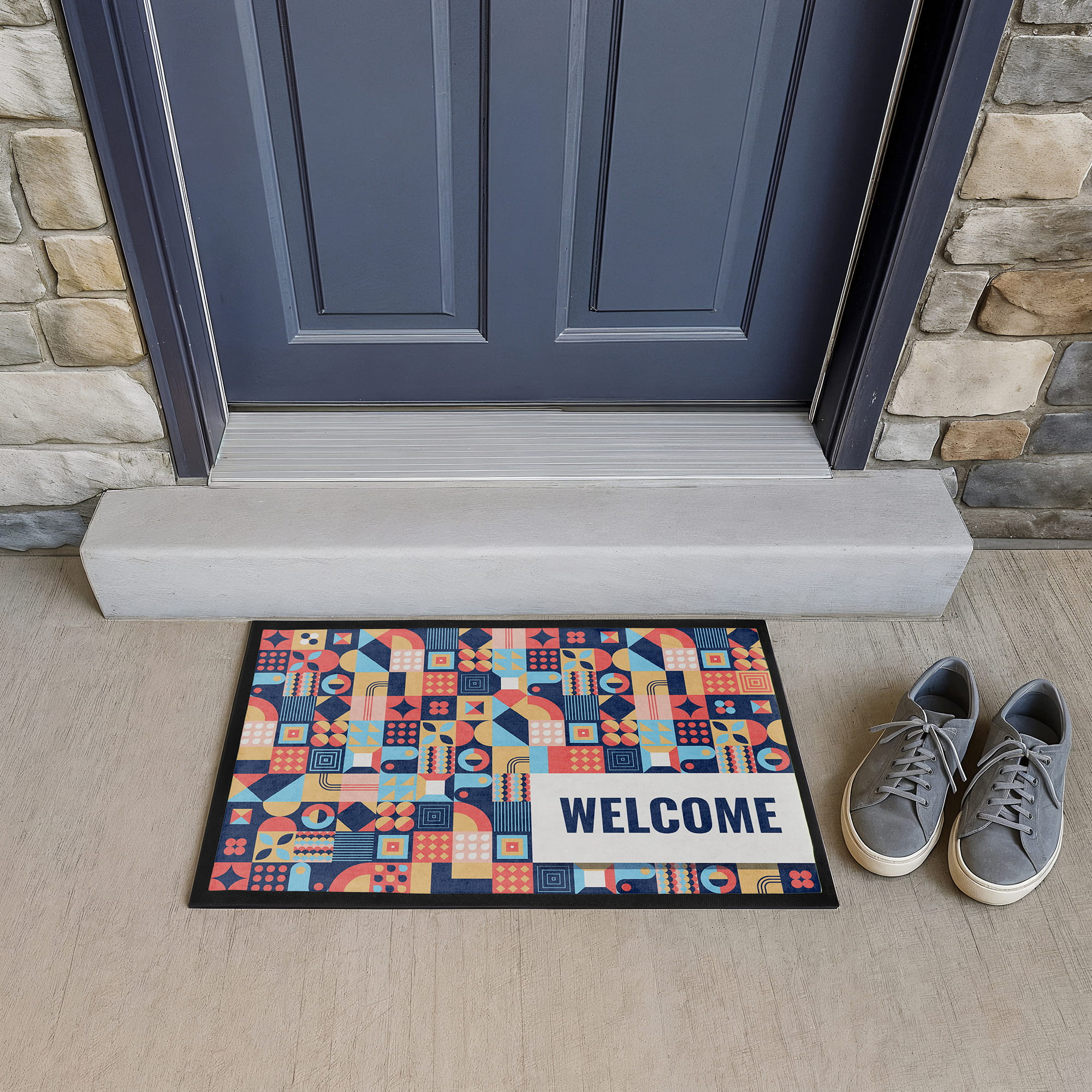 Fußmatte – Full-Color Sublimation | 50 x 75 cm | Rutschfeste Unterseite | Polyester Oberfläche