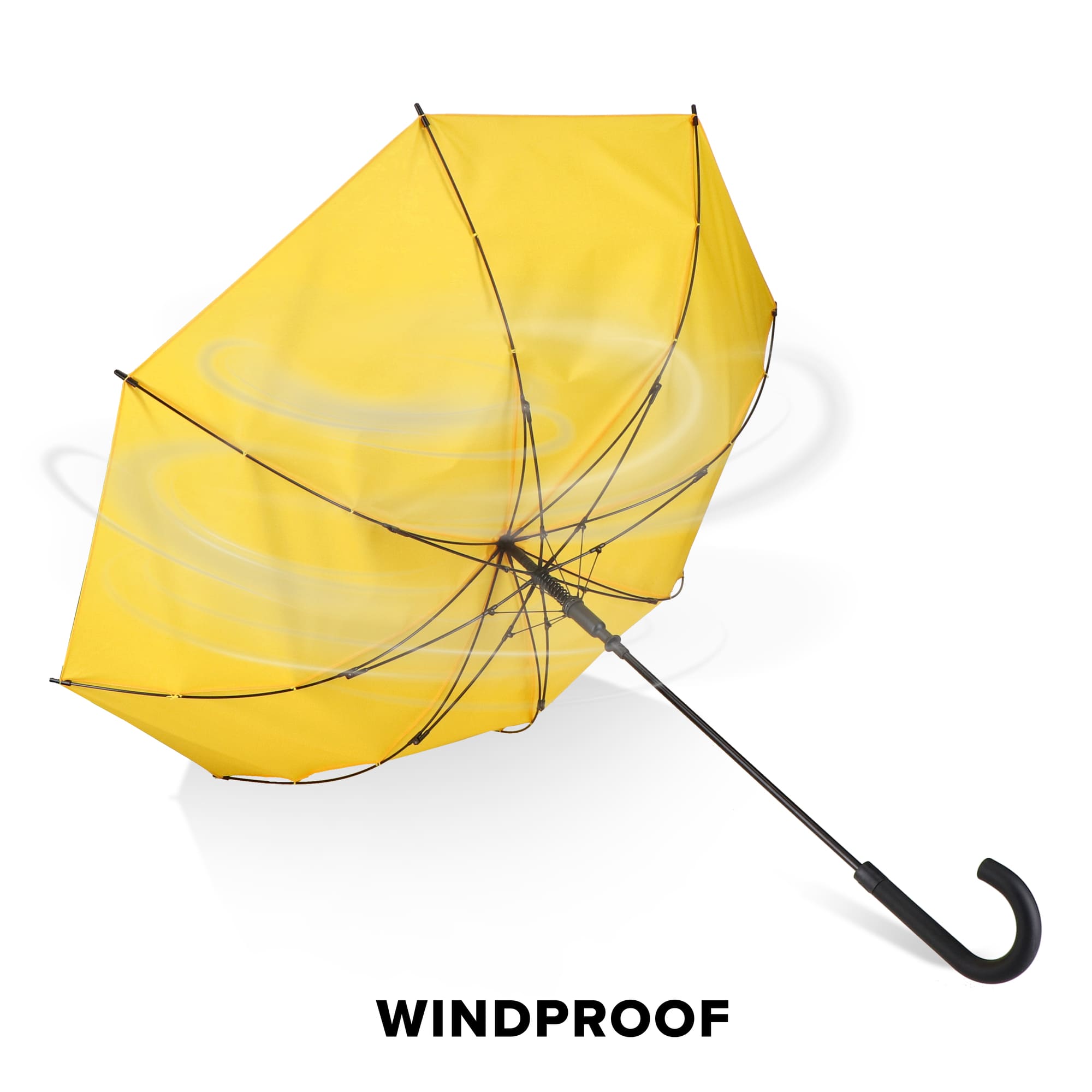 Regenschirm – Ø 105 cm | Windbeständig | Automatisch | Hakengriff