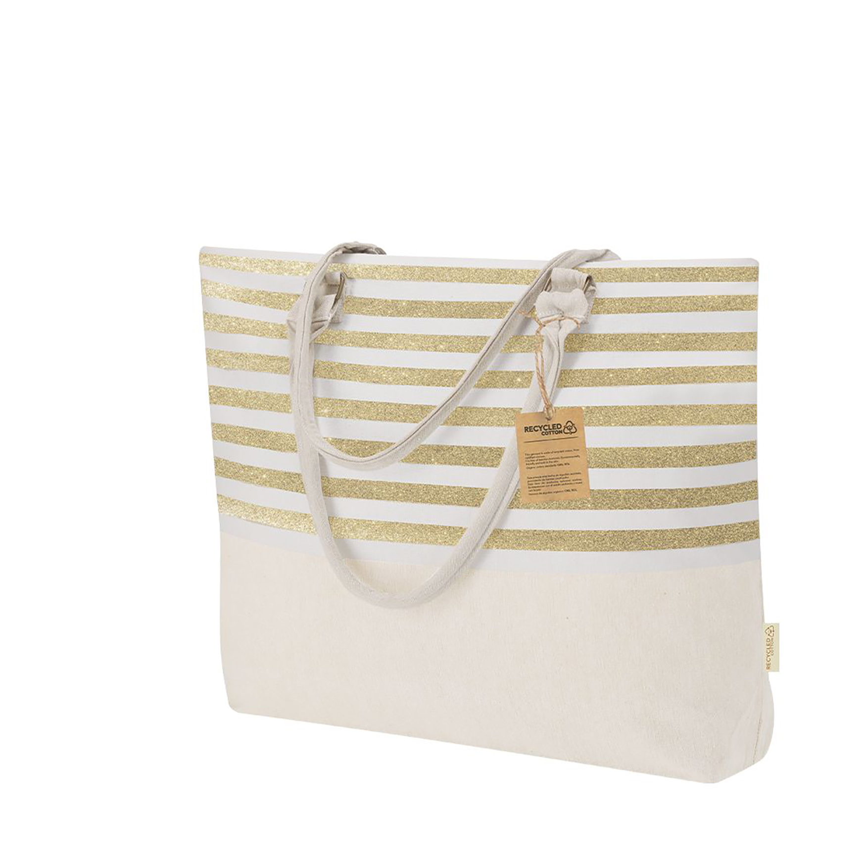 Tasche - Recycelte Baumwolle | 210 g/m² | Gestreift
