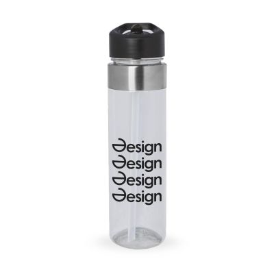Trinkflasche Sofia - 650 ml | Trinkdeckel | Transparent