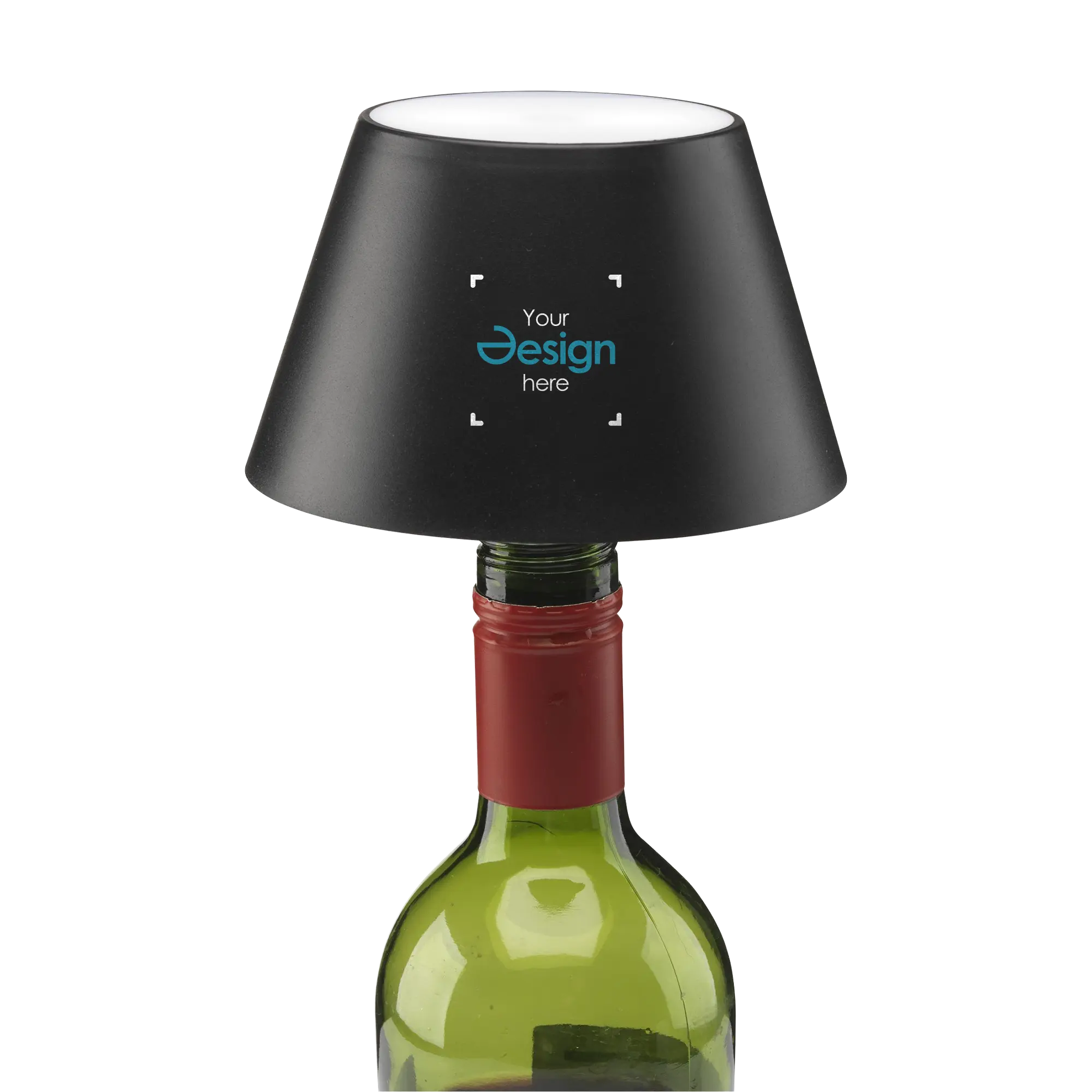 Lampe bouteille rechargeable – ABS recyclé | Commande tactile | Pour bouteilles | Recharge USB-C