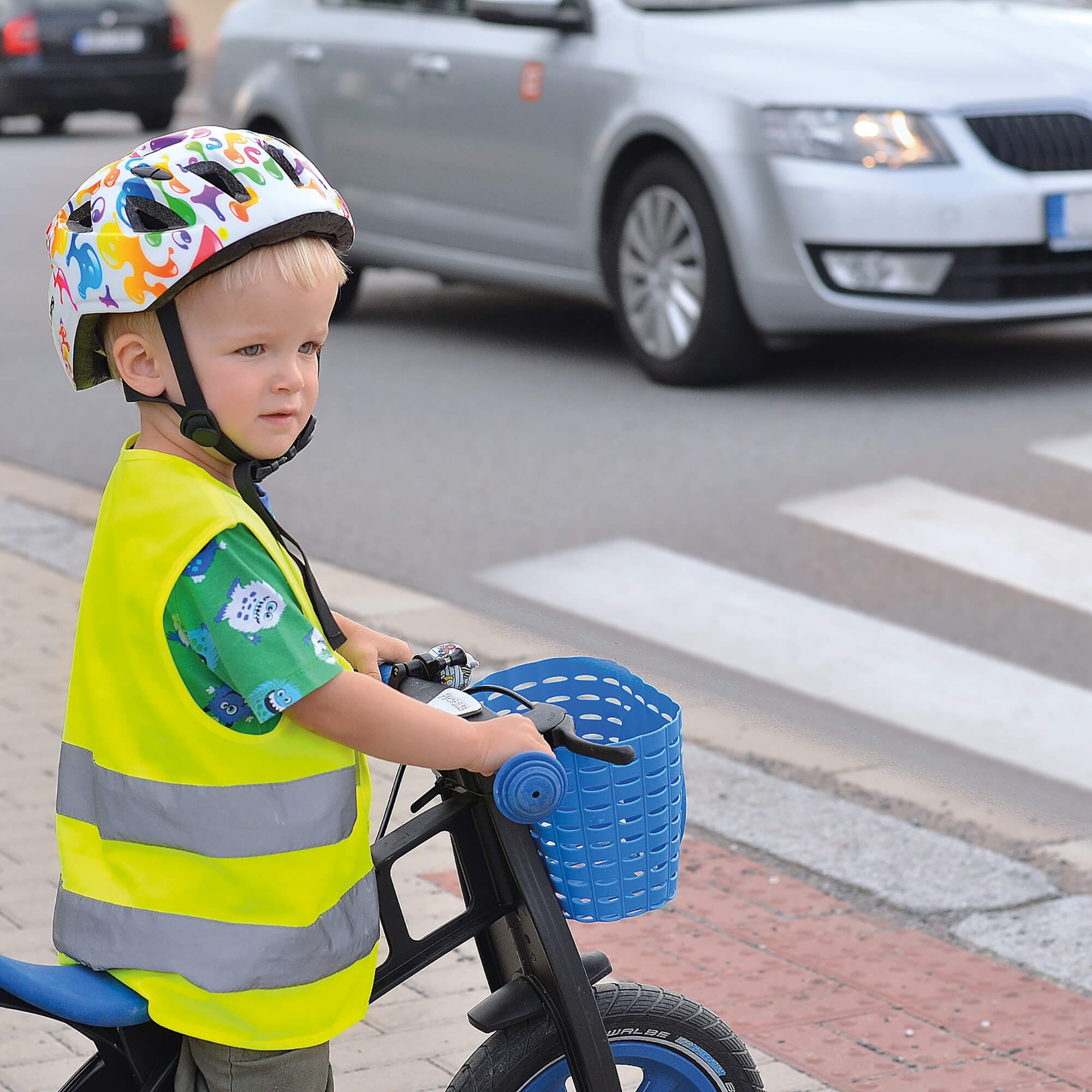 Gilet de sécurité pour enfants | Taille unique | Polyester | Pour les enfants jusqu'à 8 ans