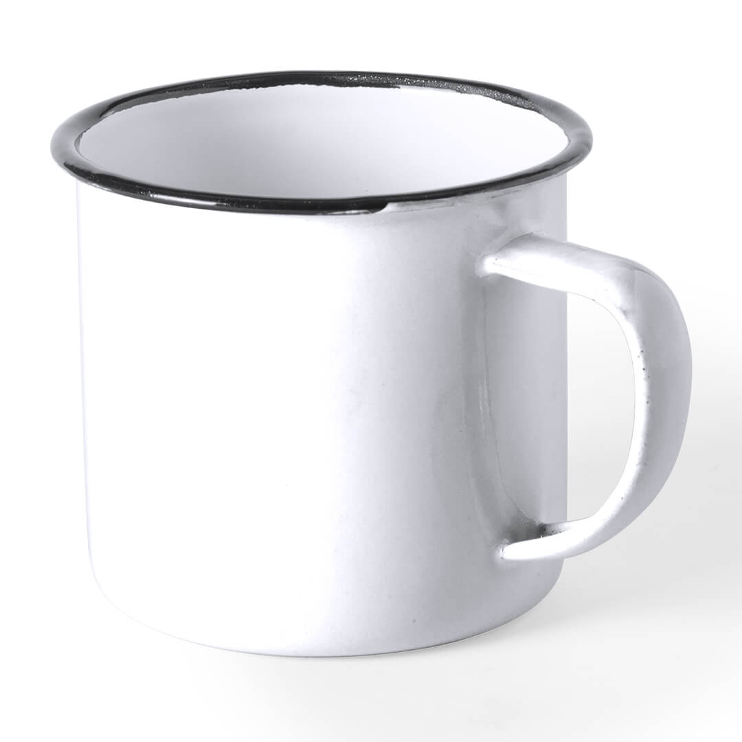 Emaille mok Sonja - 350 ml | Gekleurd | Budget - Vintage design | Tot 4 kleuren bedrukken