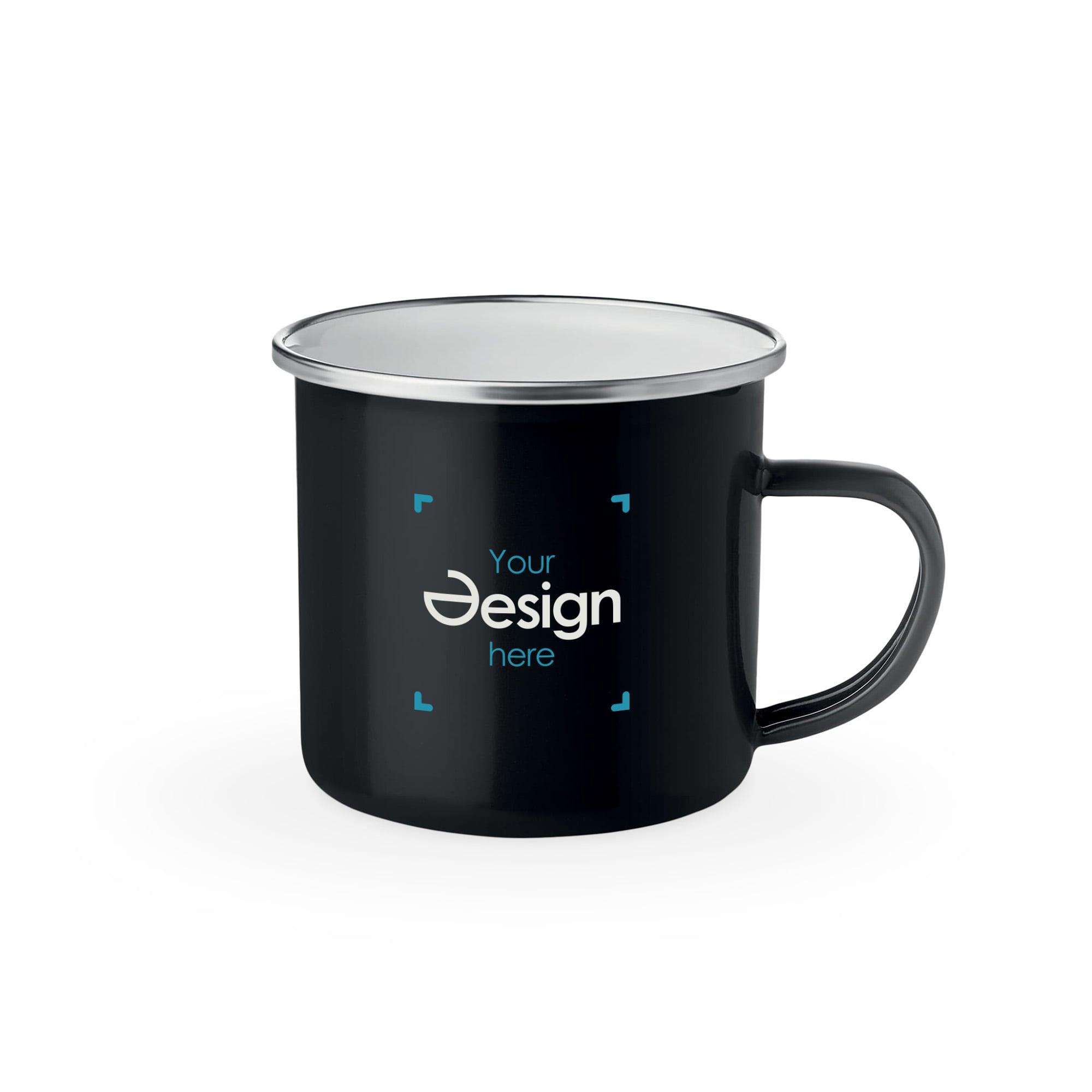 Mug en émail - 350 ml | Métal et émail | Emballé individuellement