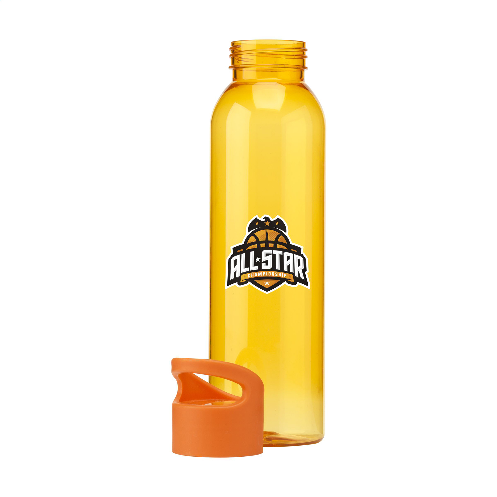 Wasserflasche aus RPET – 650 ml | Klare Optik | GRS-zertifiziert | Schraubdeckel | Auslaufsicher