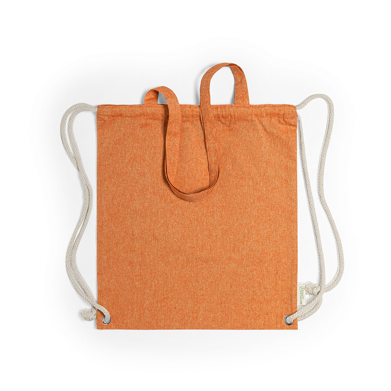 Sac à dos en coton recyclé | 140 g/m² | Cordon de serrage
