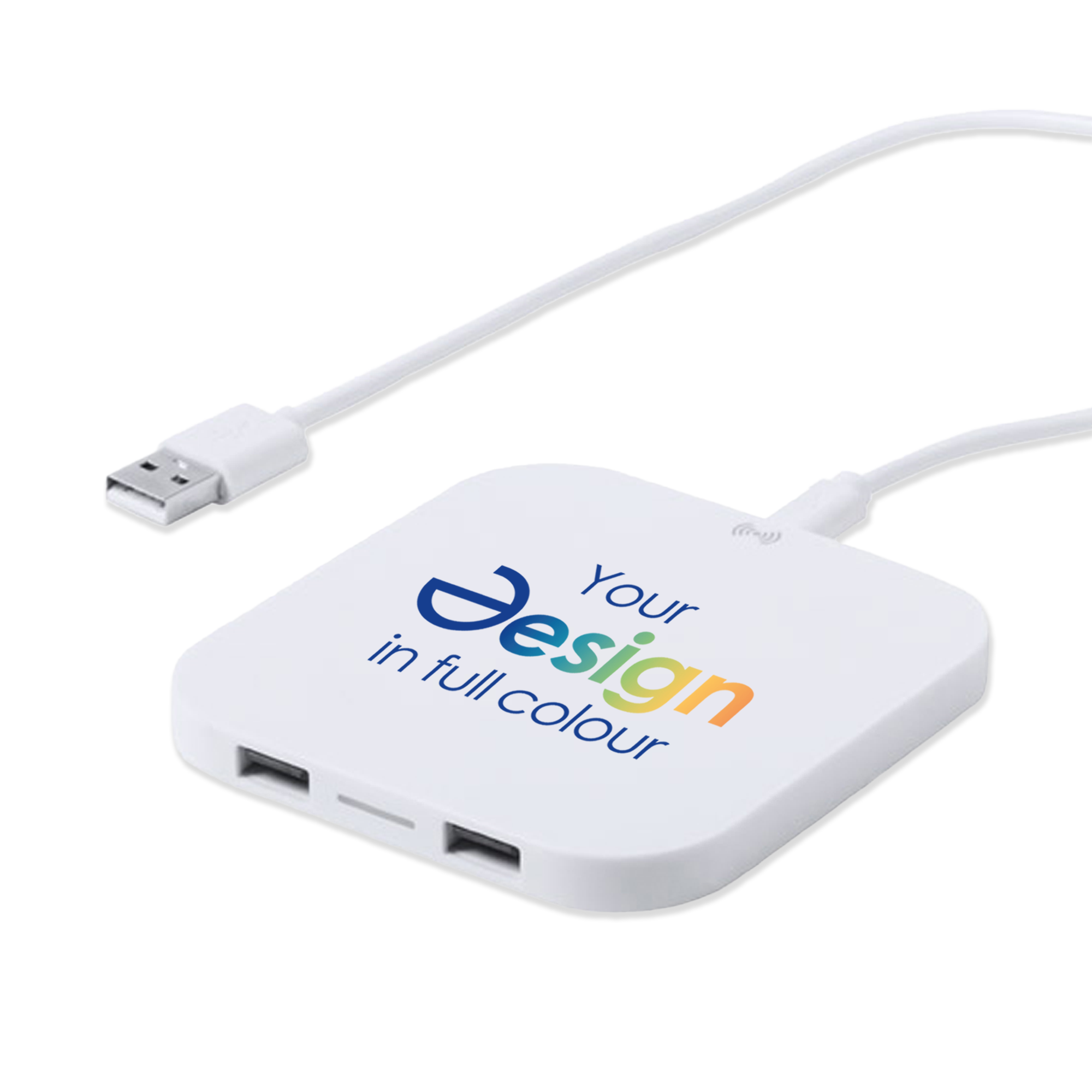 Chargeur sans fil - 2100 mAh | Deux ports USB | Plastique