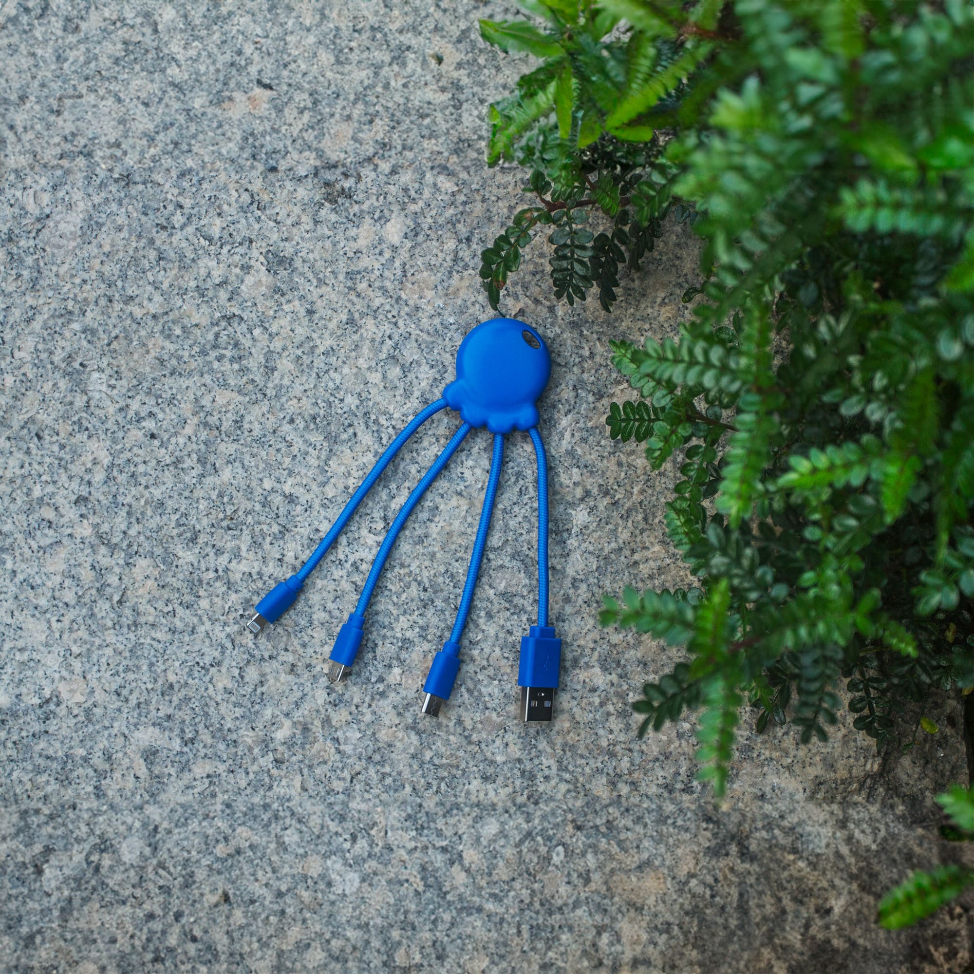 Câble de recharge Xoopar Octopus | Plastique recyclé | Quadrichromie