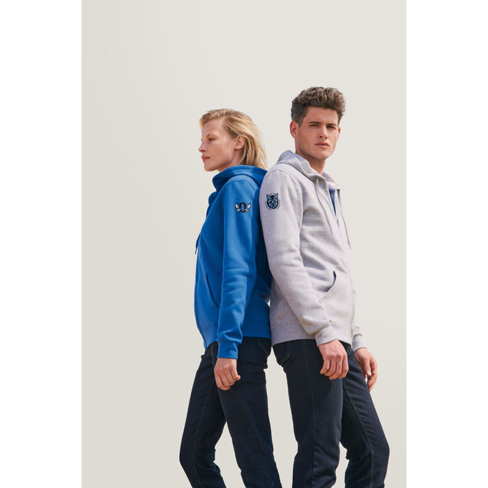 Felpa con cappuccio con cerniera - unisex | 260 g/m² | Cerniera | Stampa a 1-4 colori