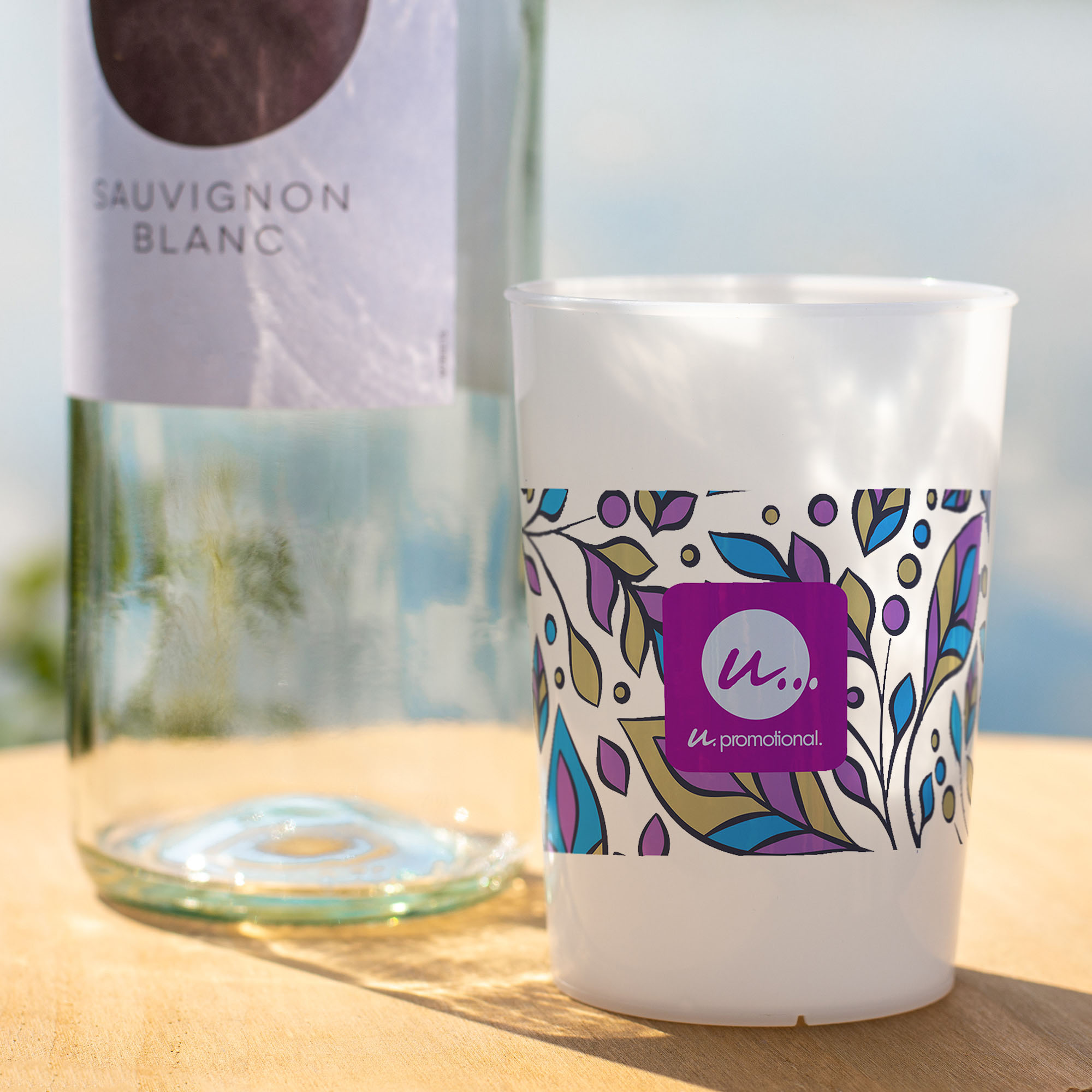 Trinkbecher Bavo Eco - 250ml | Transparent | Bio-PE | Recycelbar