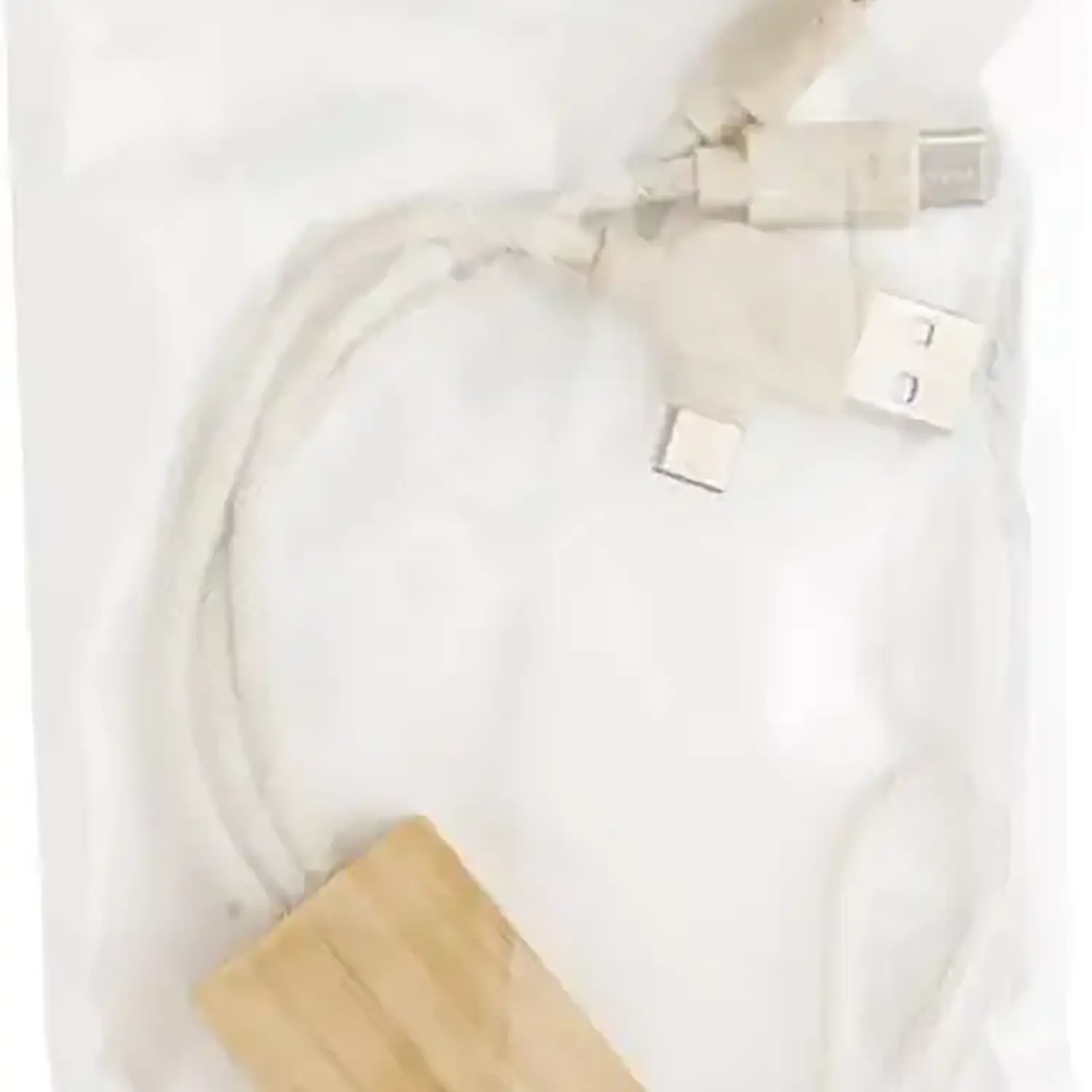 Portachiavi caricatore – USB-A | USB-C | Lightning | Bambù e cotone | Design compatto