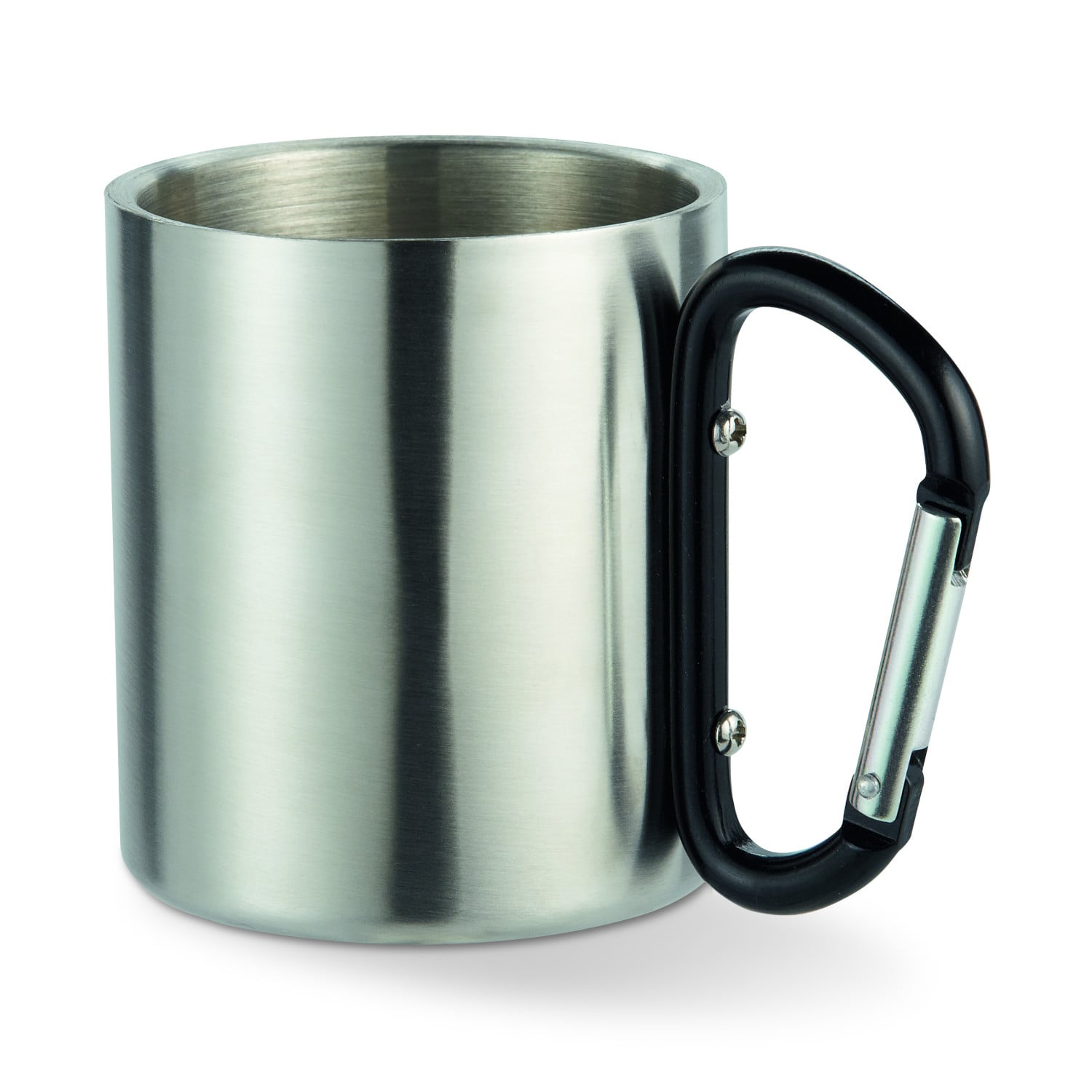 Mug double paroi - 220 ml | Anse mousqueton | Impression jusqu'à 4 couleurs