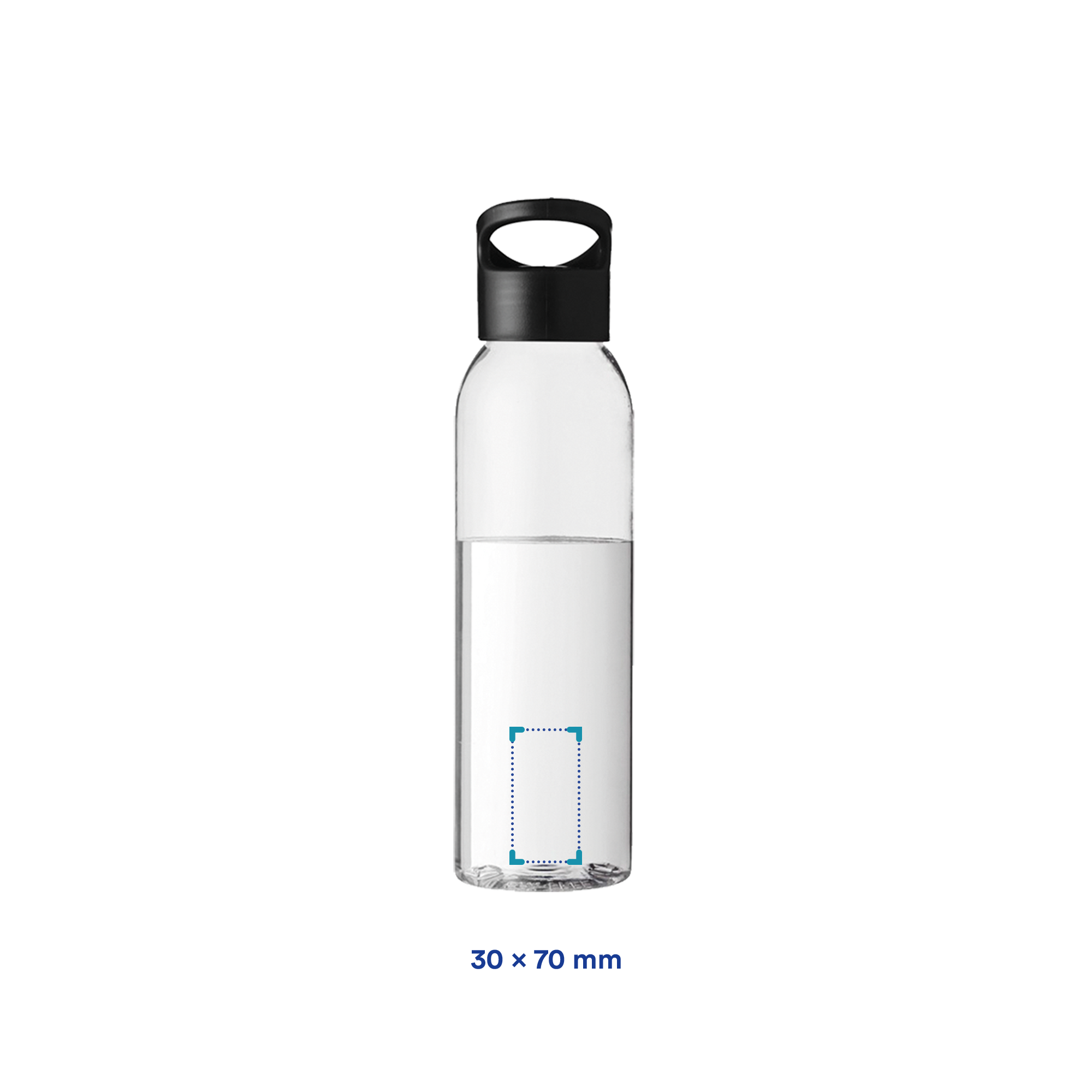 Sky waterfles - 650 ml | Transparant | Lekvrij