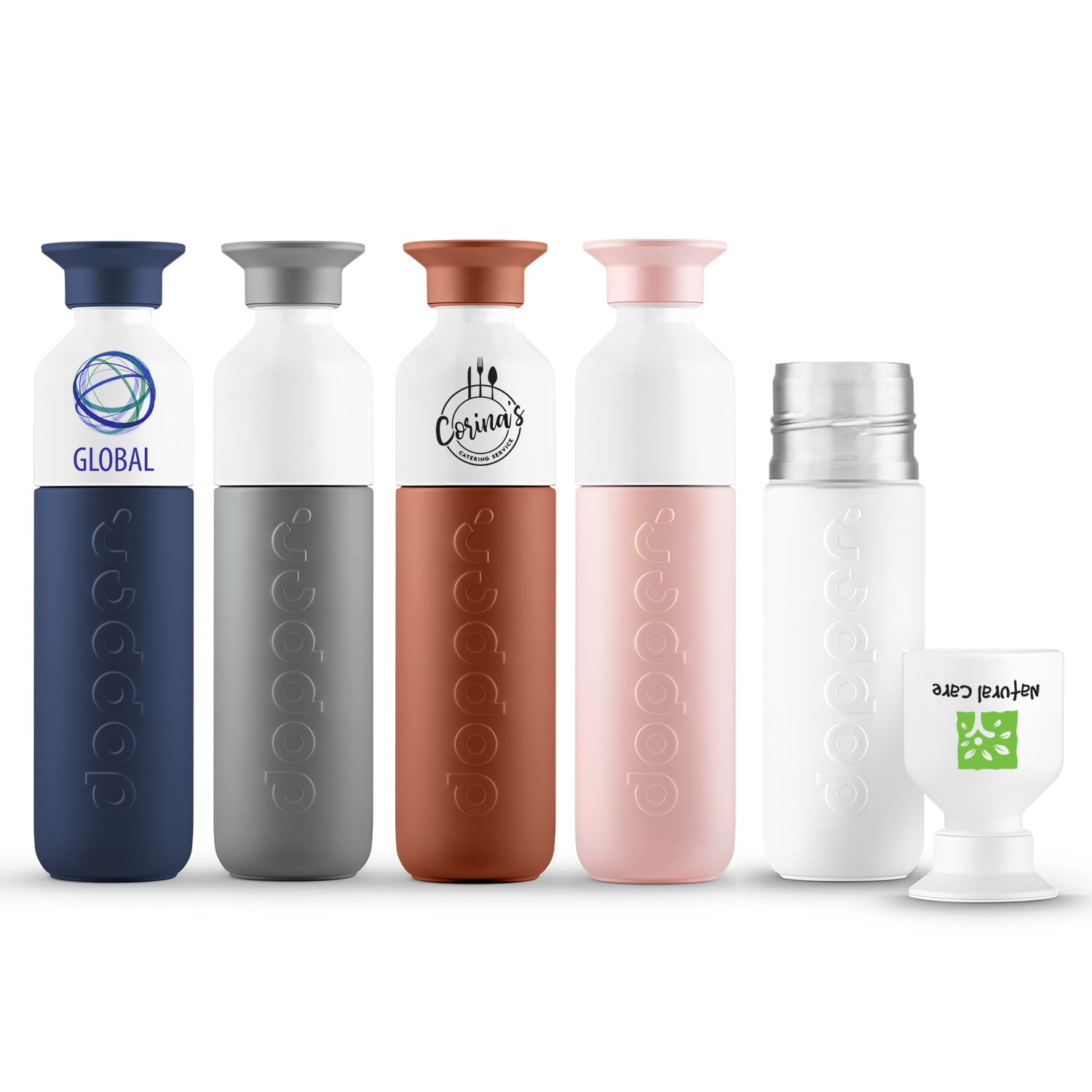 Dopper Isolé - 350 ml | Bouteille Thermos | Quadrichromie
