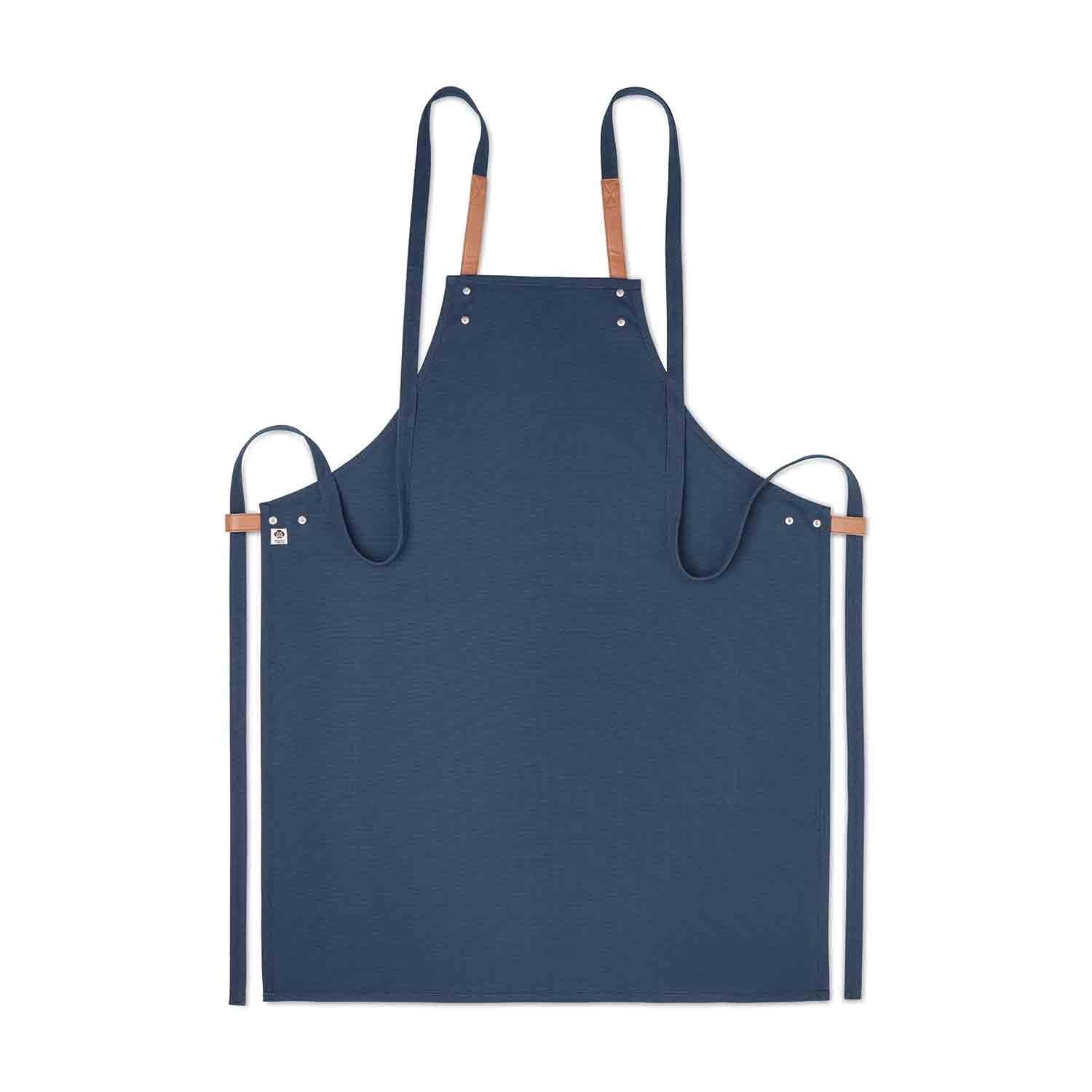 Tablier | Coton biologique 340 g/m² | Détails en simili cuir | Jusqu'à 4 couleurs d'impression