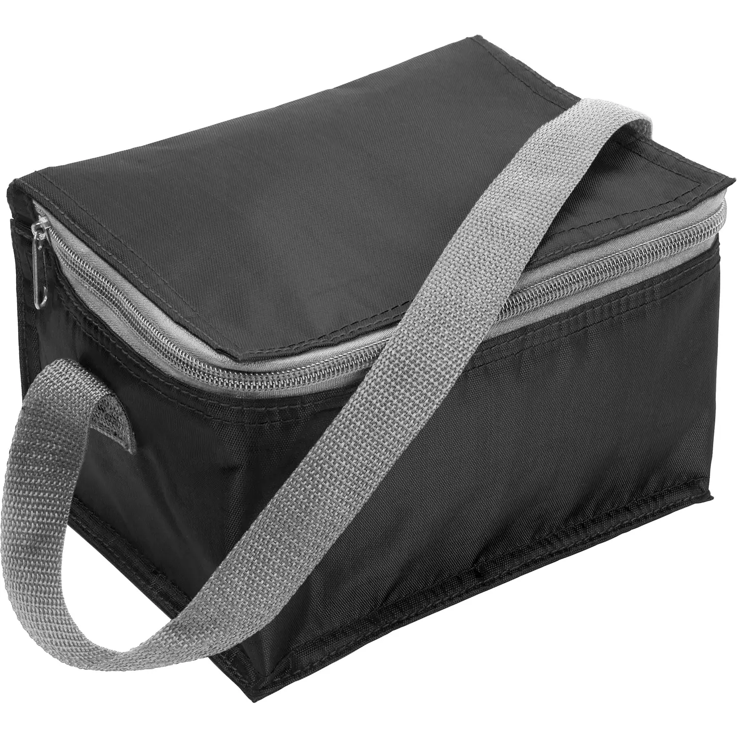 Sac isotherme – 6 canettes | Polyester 420D | Fermeture zippée | Doublure aluminium