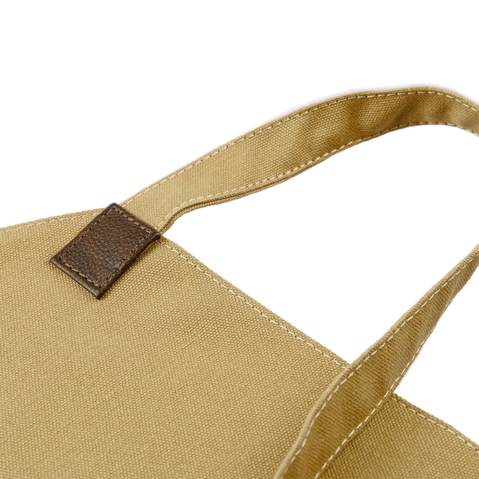 Canvas schort Cheryl – 450 g/m² | rPET PU voorvak | Verstelbare nekband