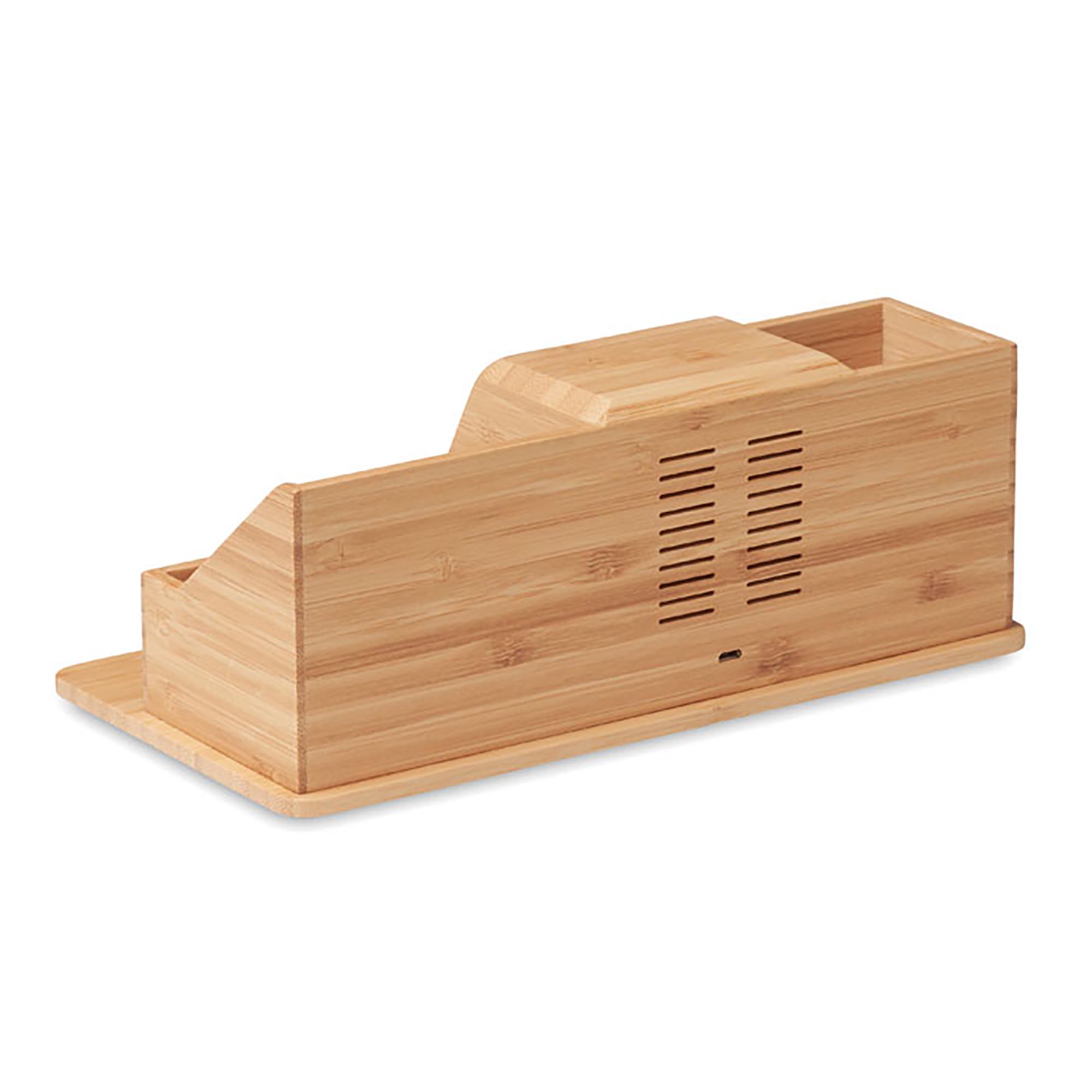 Schreibtisch-Organizer Bambu | Kabelloses Ladegerät | 10 W