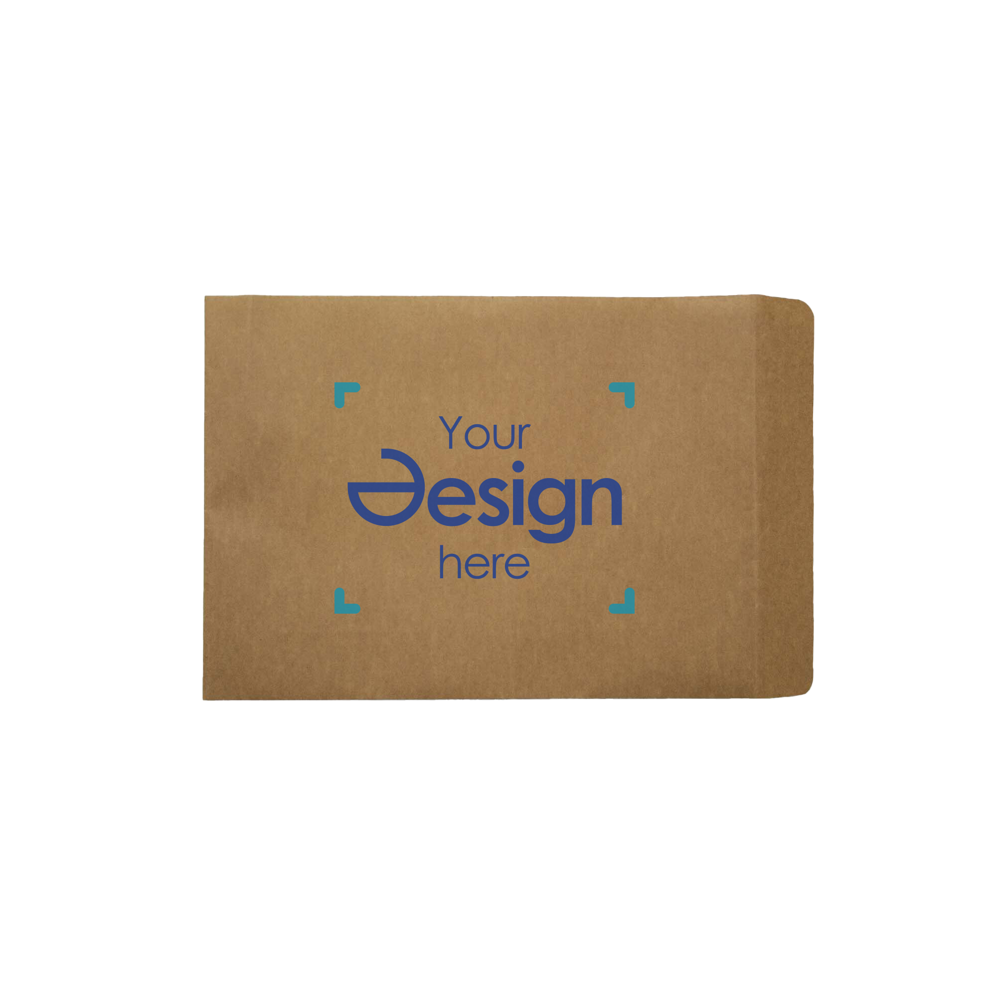 Versandtasche "Arne" - klein | 40 x 30 + 10 cm | Papier | 1 Streifenverschluss