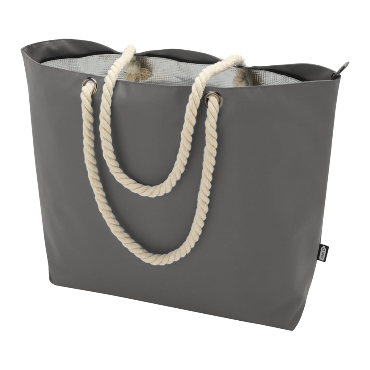 Sac de plage et glacière recyclé Panama – 23L | Compartiment isotherme | Poignées en corde de coton