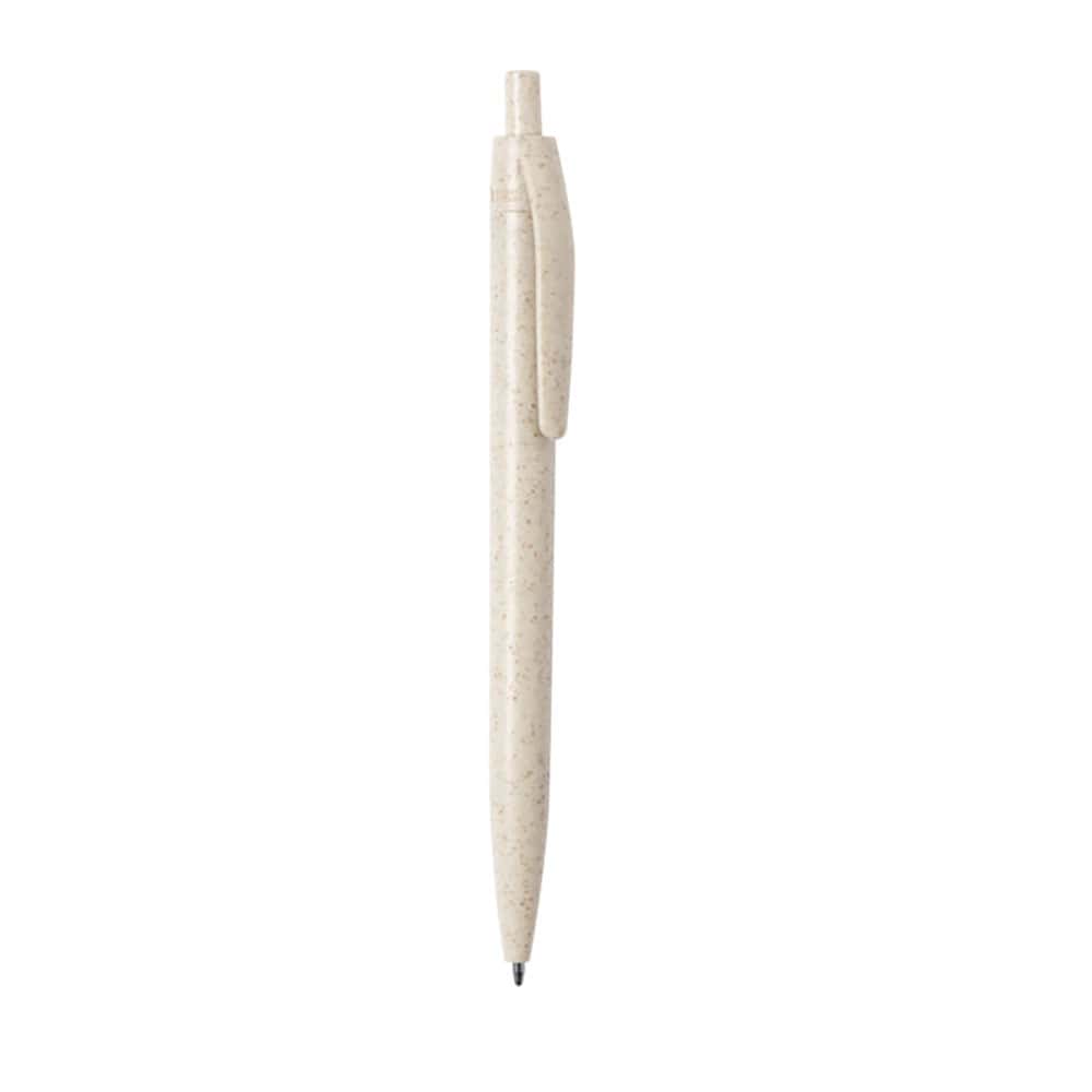 Stylo à bille | Paille de blé | Encre bleue | Diverses couleurs
