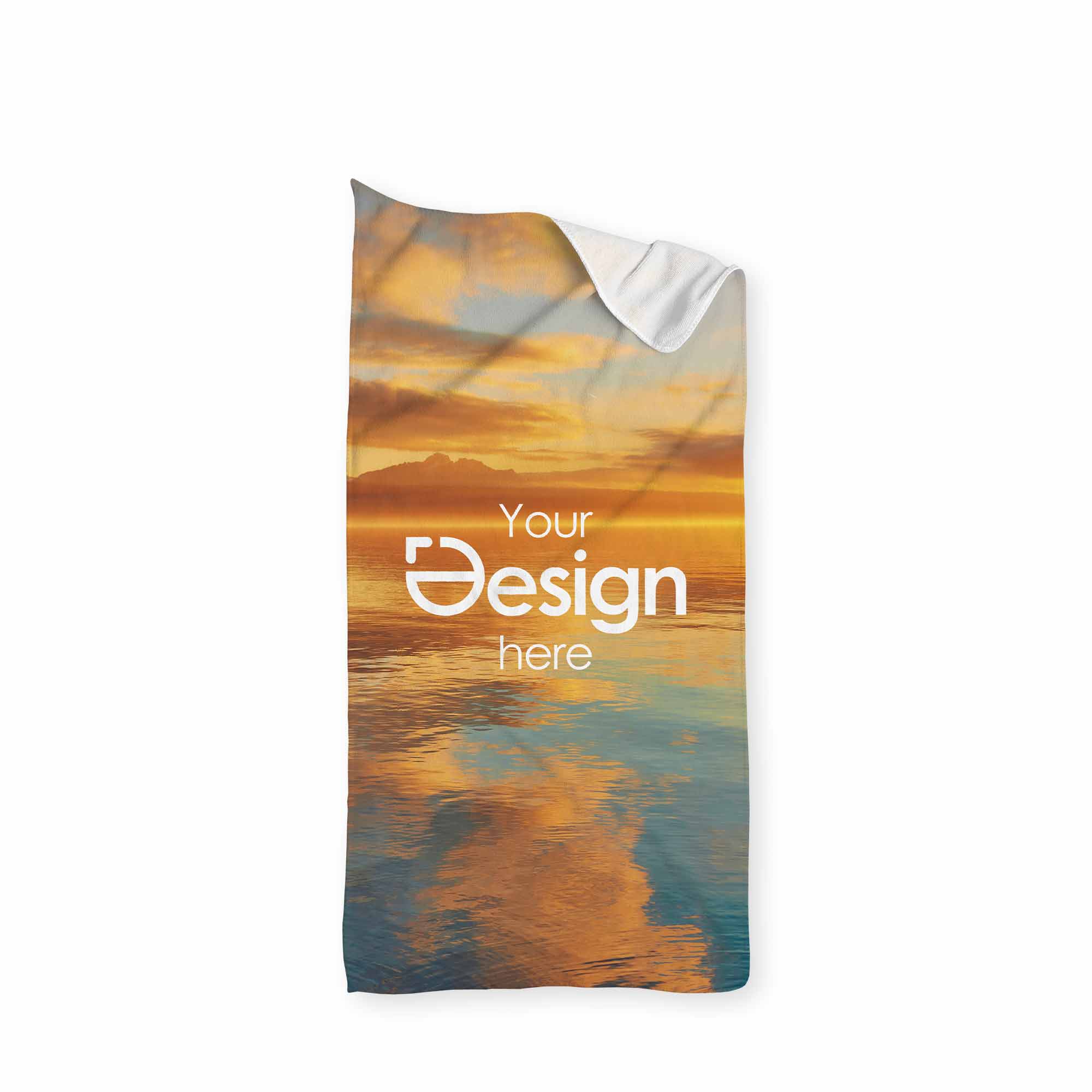 Serviette de bain - 100 x 50 cm | 400g/m² | Coton & Polyester | Impression intégrale possible