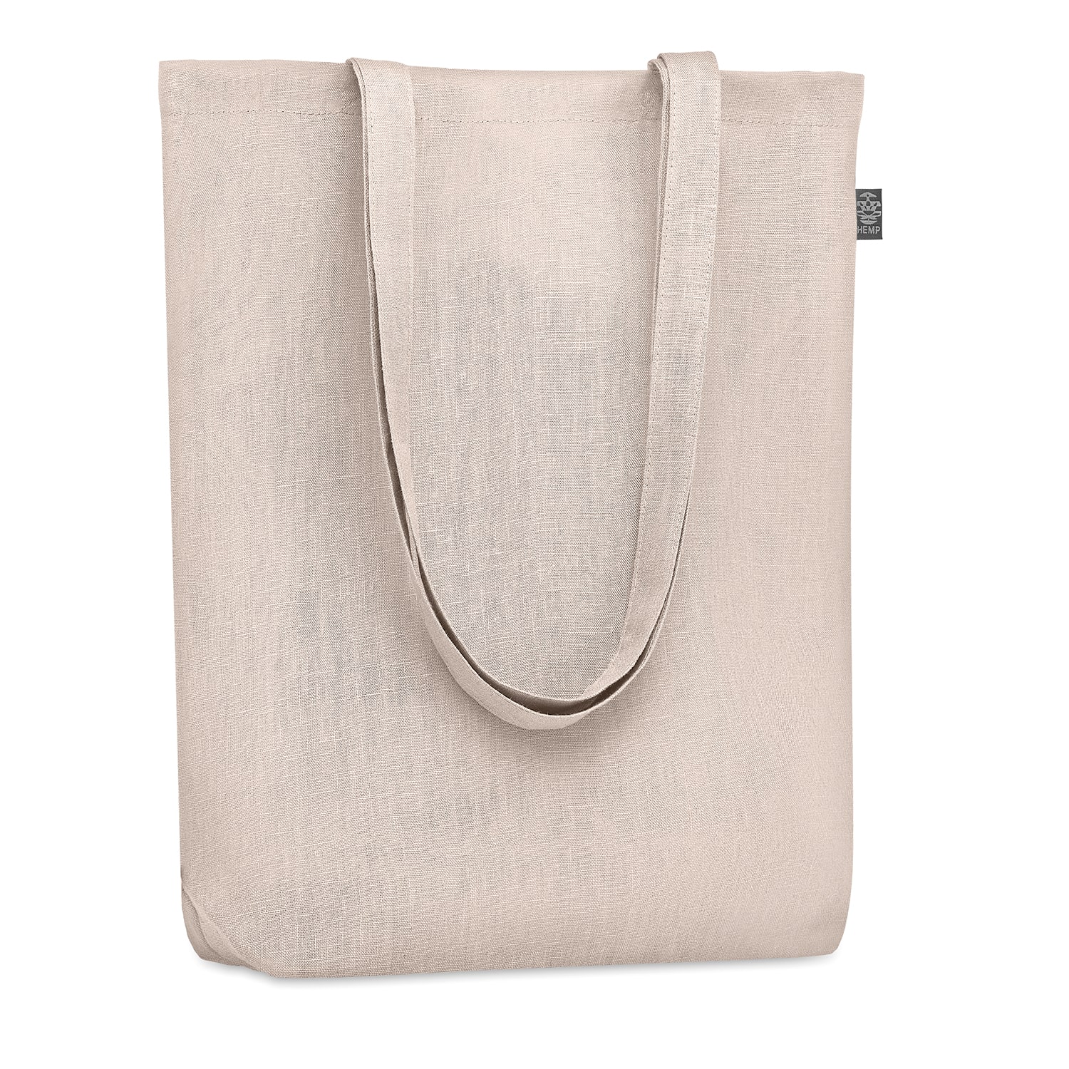 Shopper Eelco - 100% hennep | 38 x 10 x 42 cm | Lange hengsels