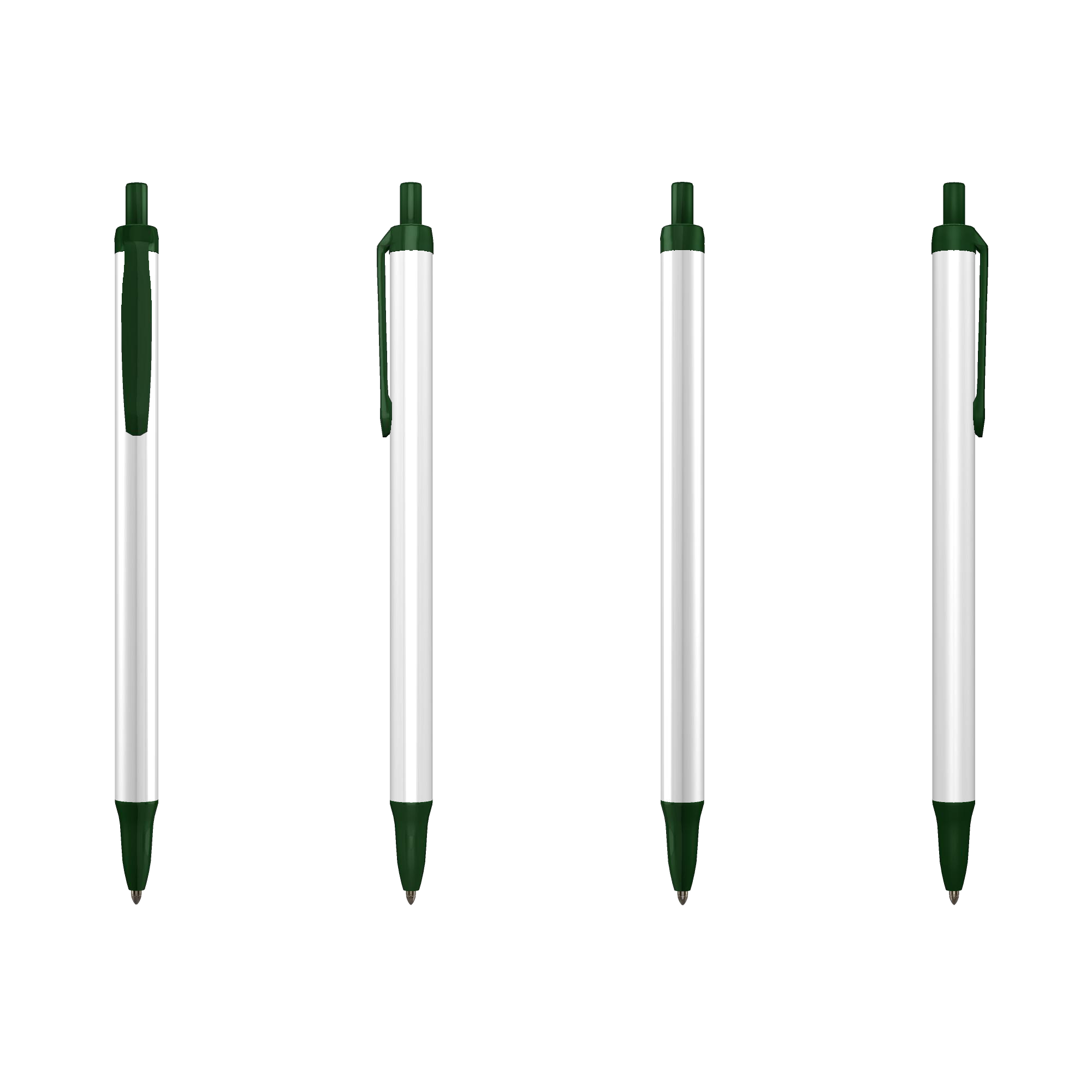 Kugelschreiber Clic Stick - Two Color | BIC | Kunststoff | Weiß & Farbig
