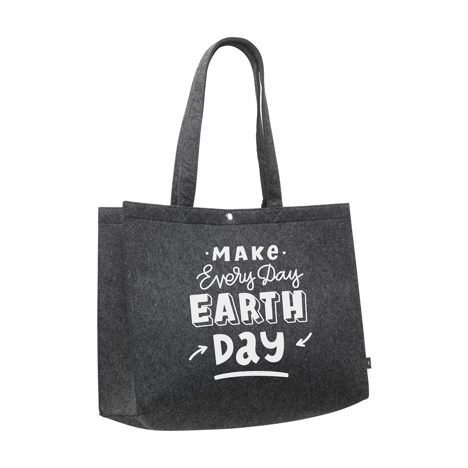 Vilten shopper Melle - RPET | 45x33x14 cm | 1 kleur bedrukking