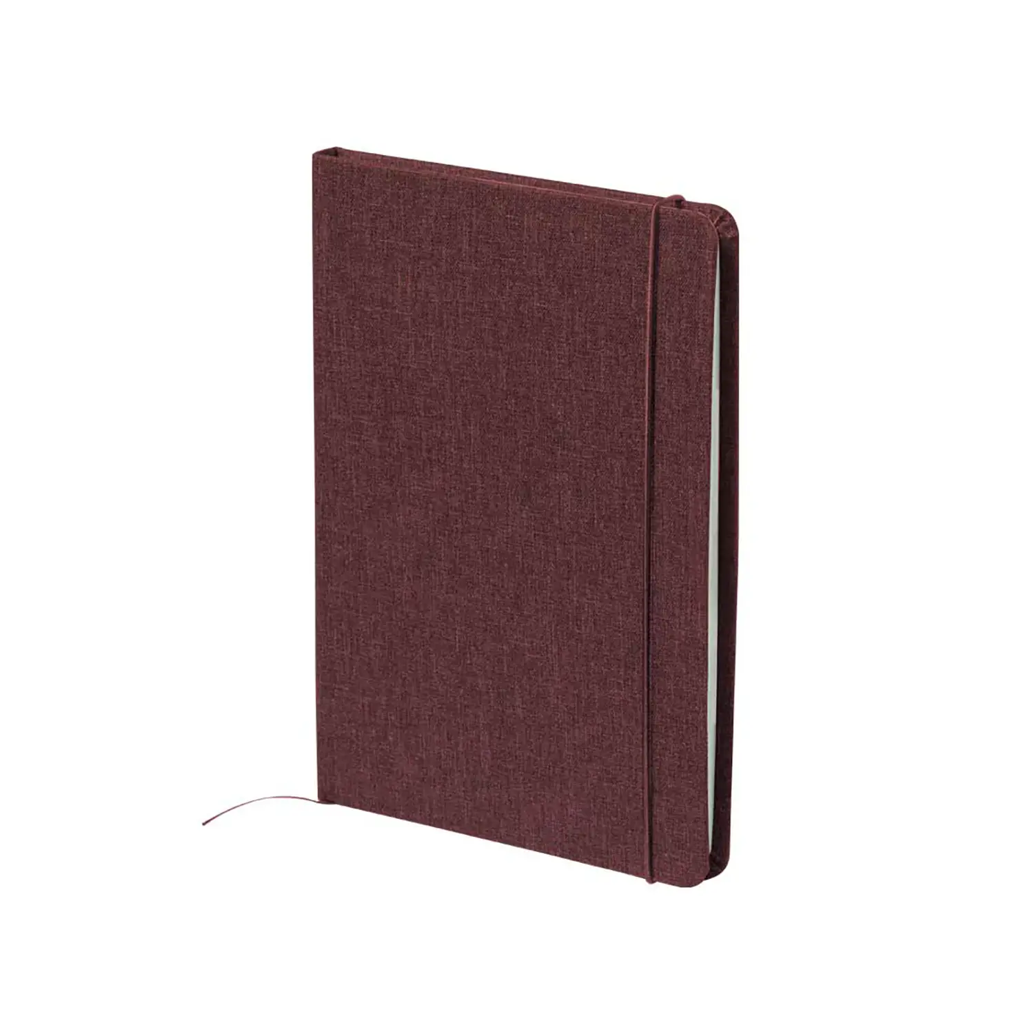 Carnet en RPET rigide – A5 | 80 pages | Fermeture élastique | Recyclé