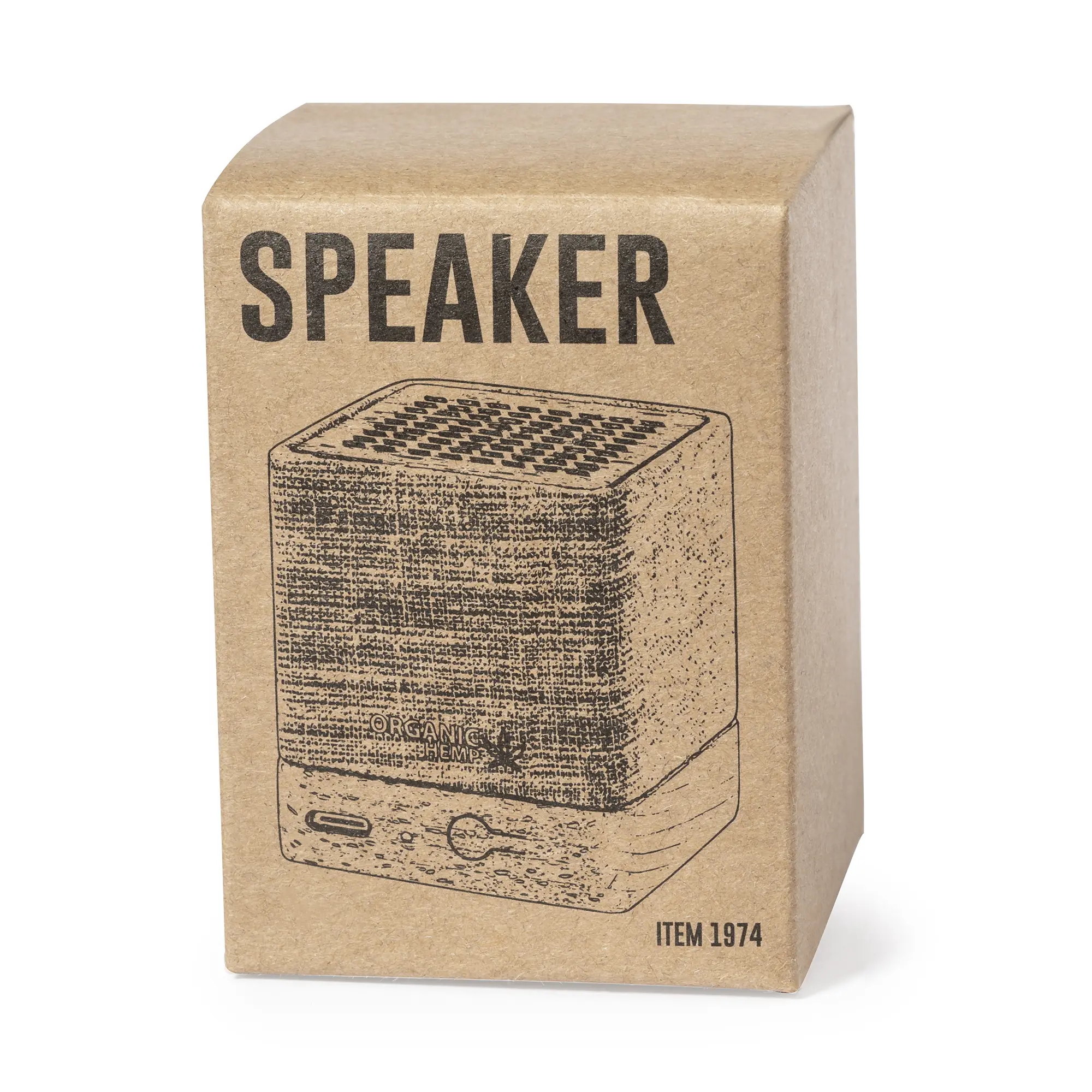 Speaker Bluetooth in fibra di canapa – Dettaglio in bambù | USB