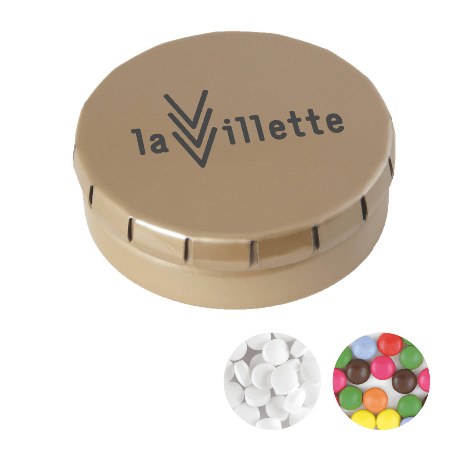Boîte colorée | 12 grammes | Menthes ou chocolat