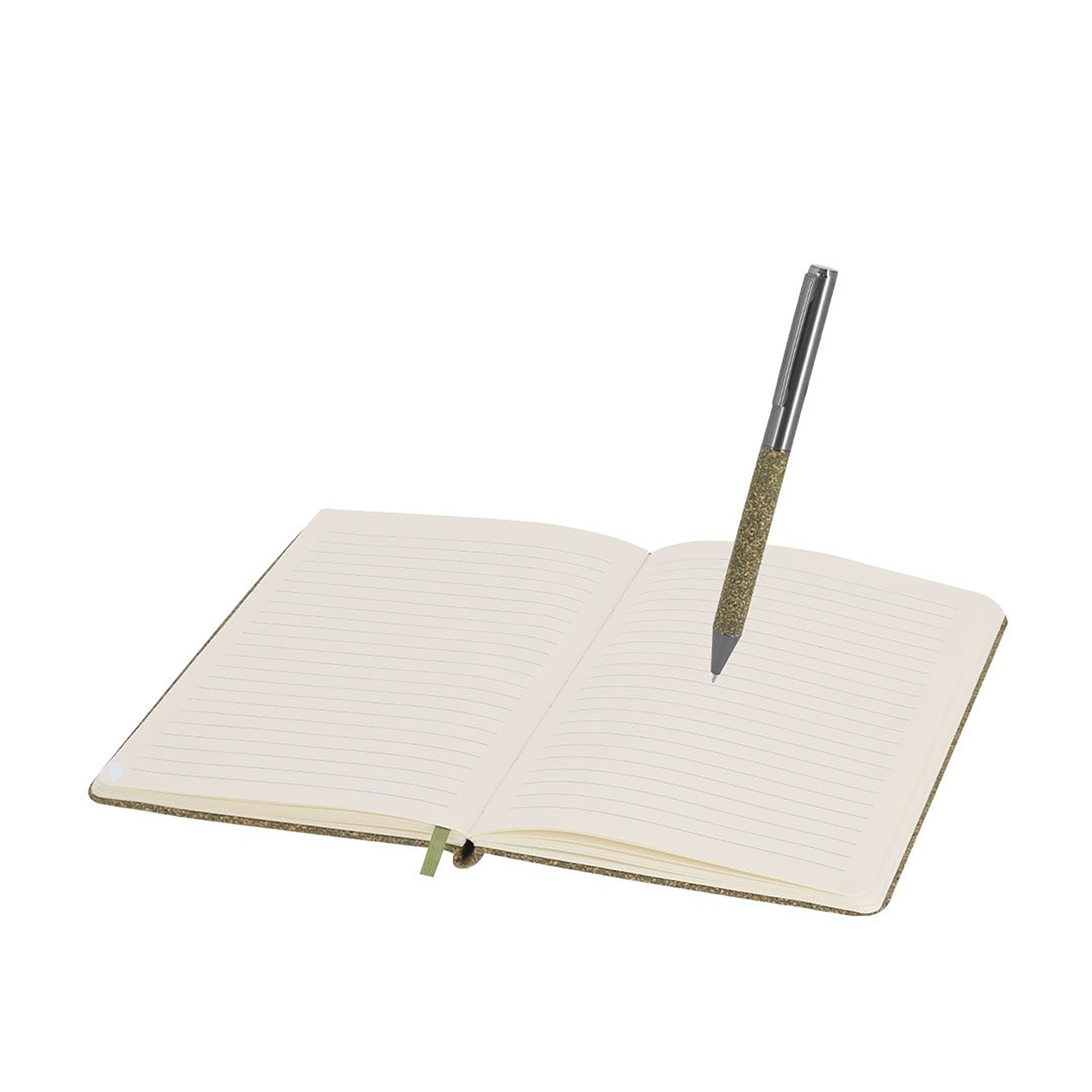 Geschenkset Oliver - Thermos + notitieboek + pen | 500 ml | RVS & Tea Fiber