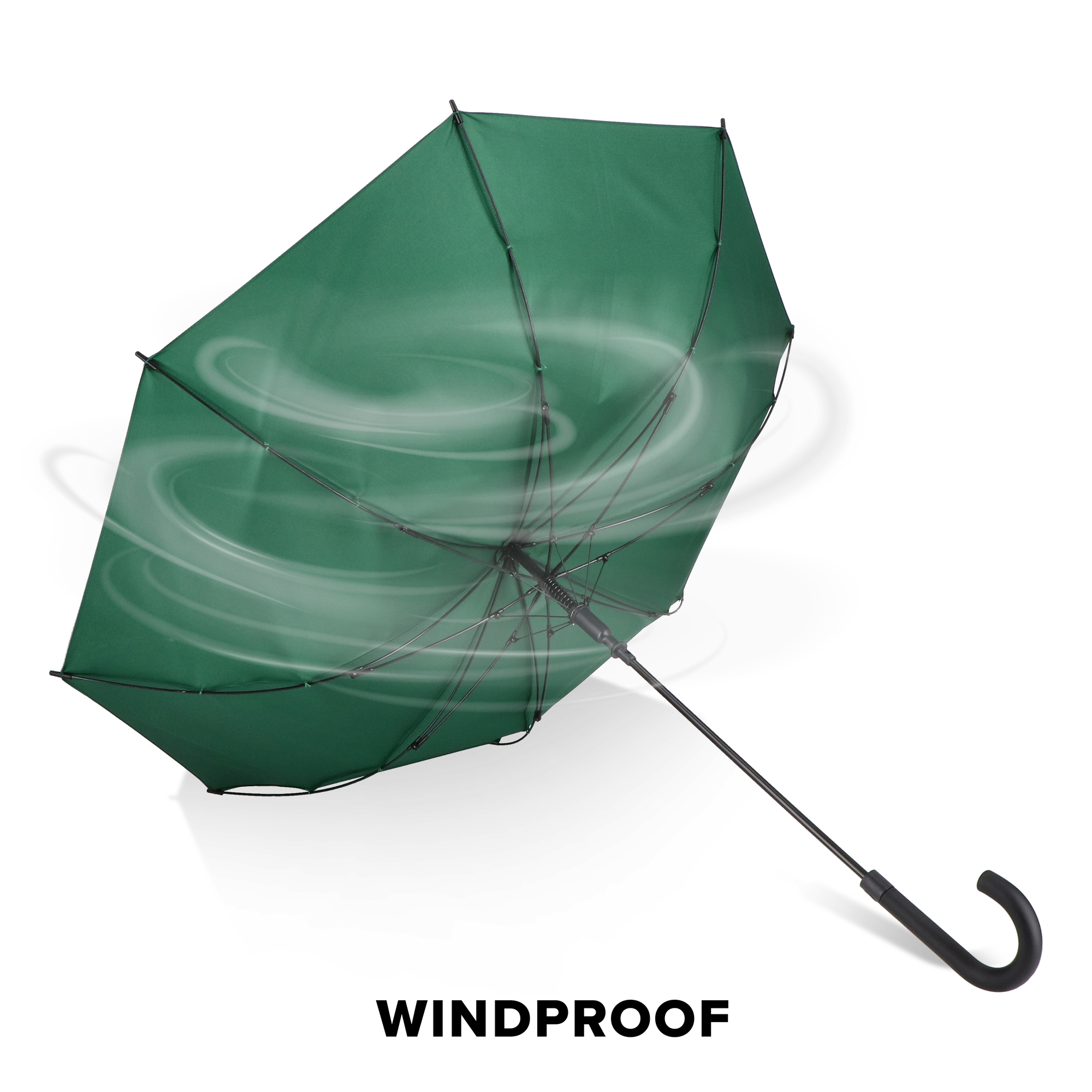 Regenschirm – Ø 105 cm | Windbeständig | Automatisch | Hakengriff