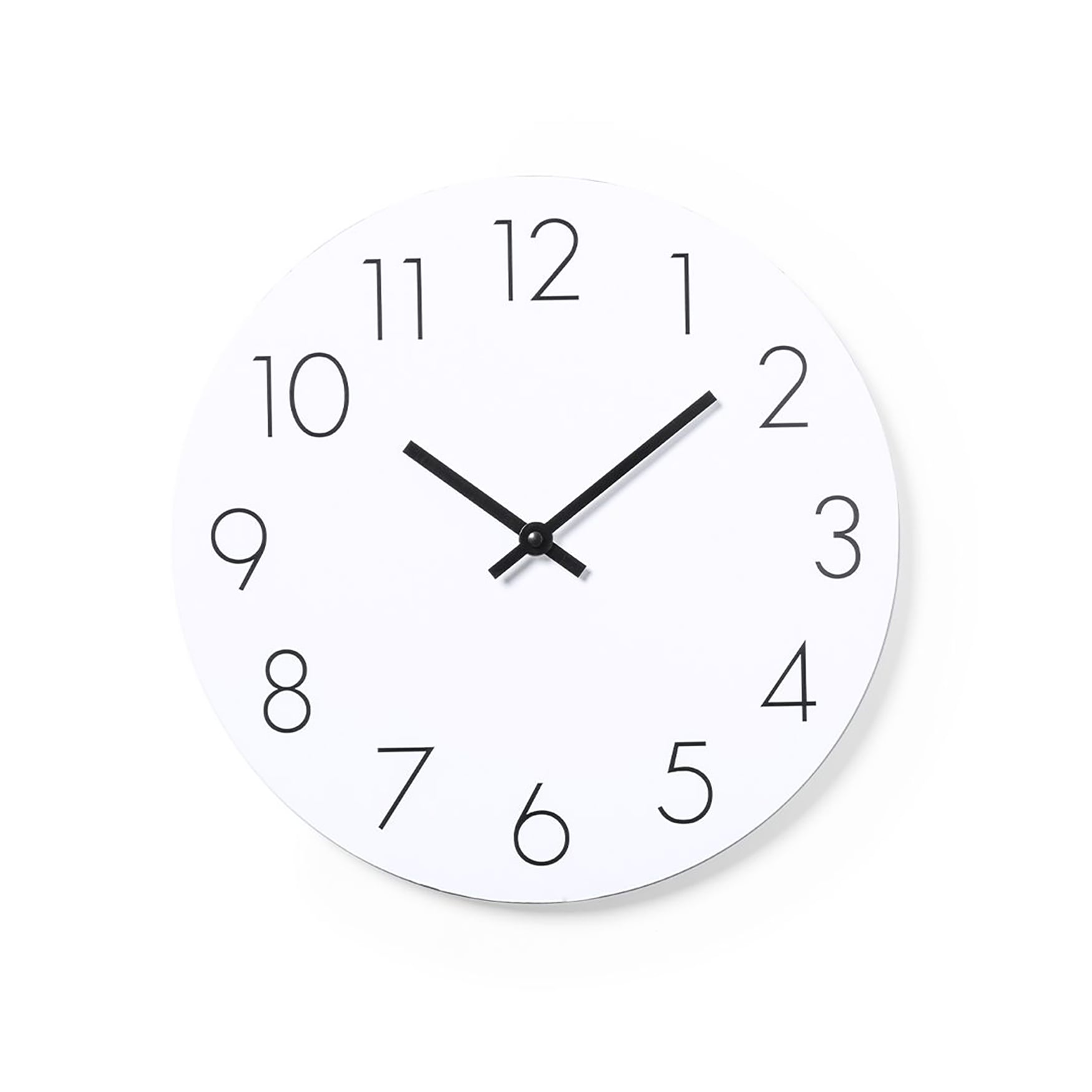 Orologio da parete - Legno MDF | Quadrante bianco