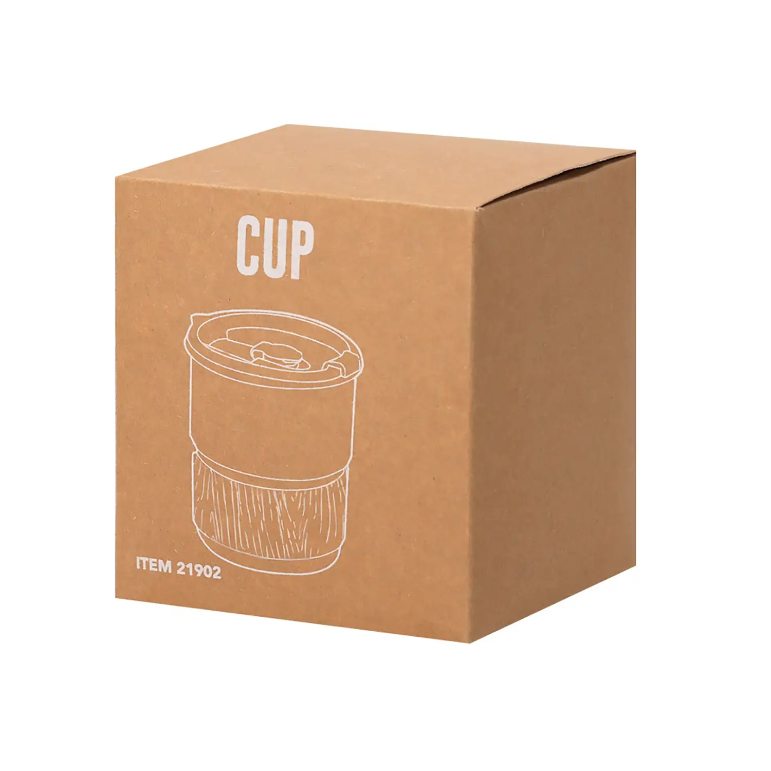 Trinkbecher – 250 ml | Edelstahl | Holzdetail | BPA-freier Deckel